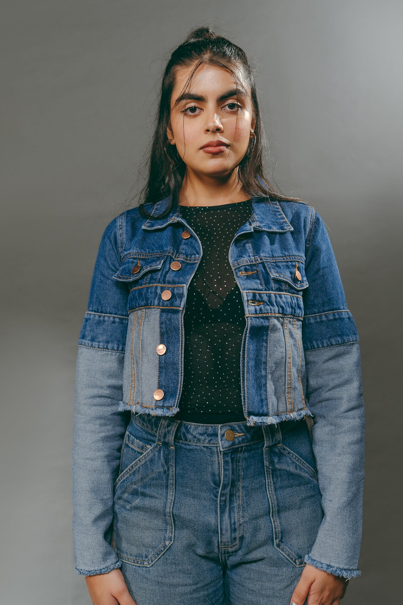 5,588 Jean Jacket Half Length Stock Photos, High-Res Pictures, and Images -  Getty Images