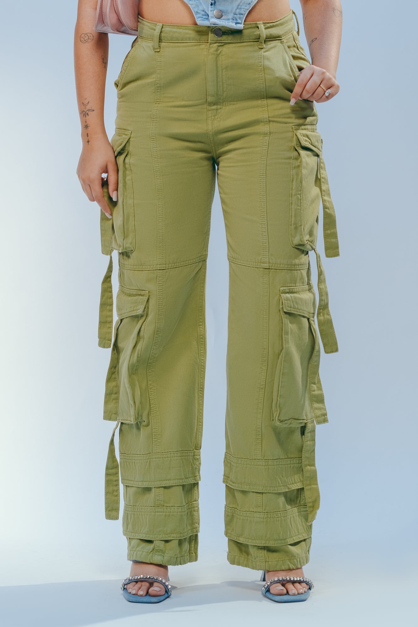 GREEN PLAY CARGO JEANS