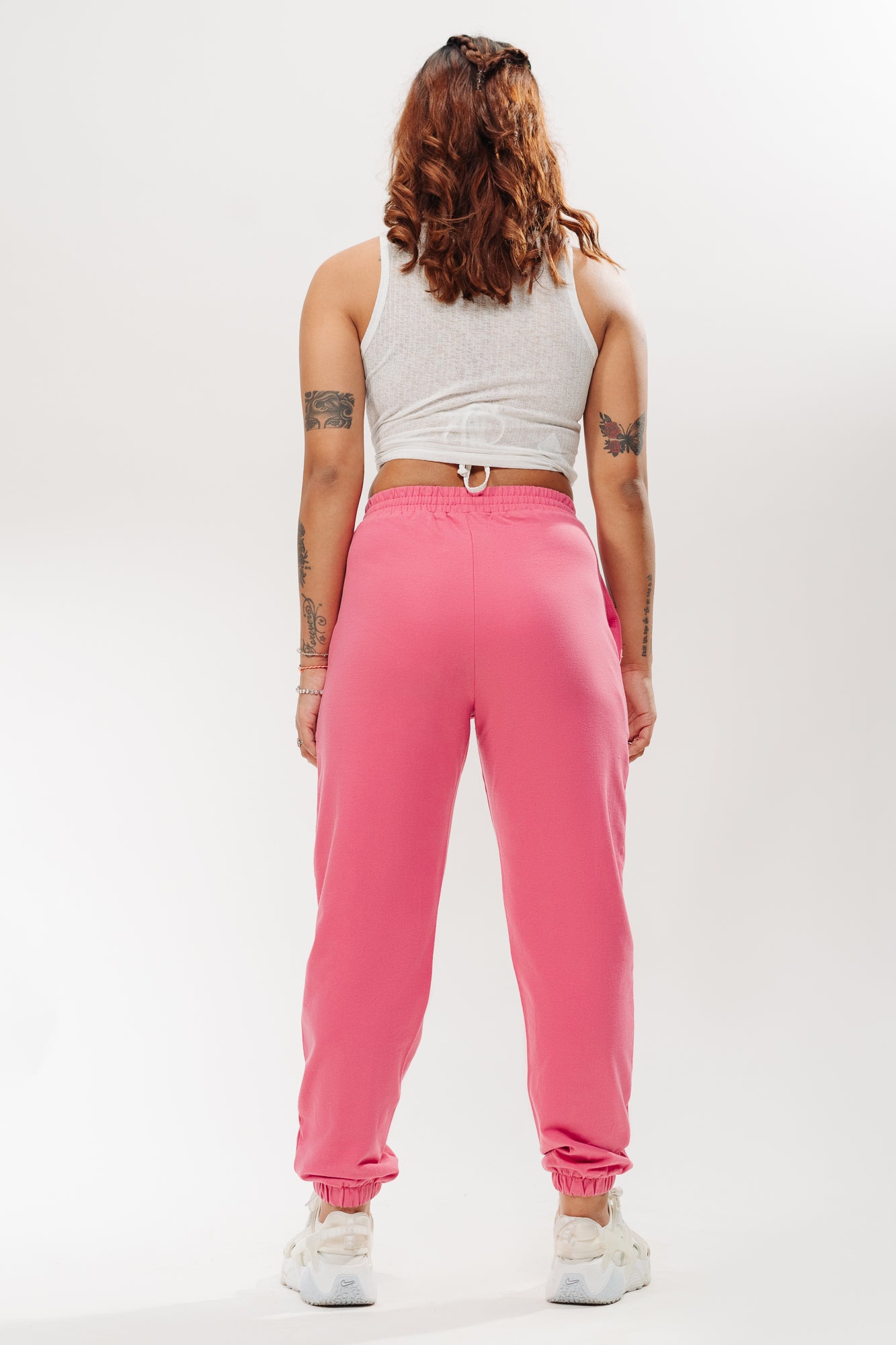 PINK COTTON JOGGERS