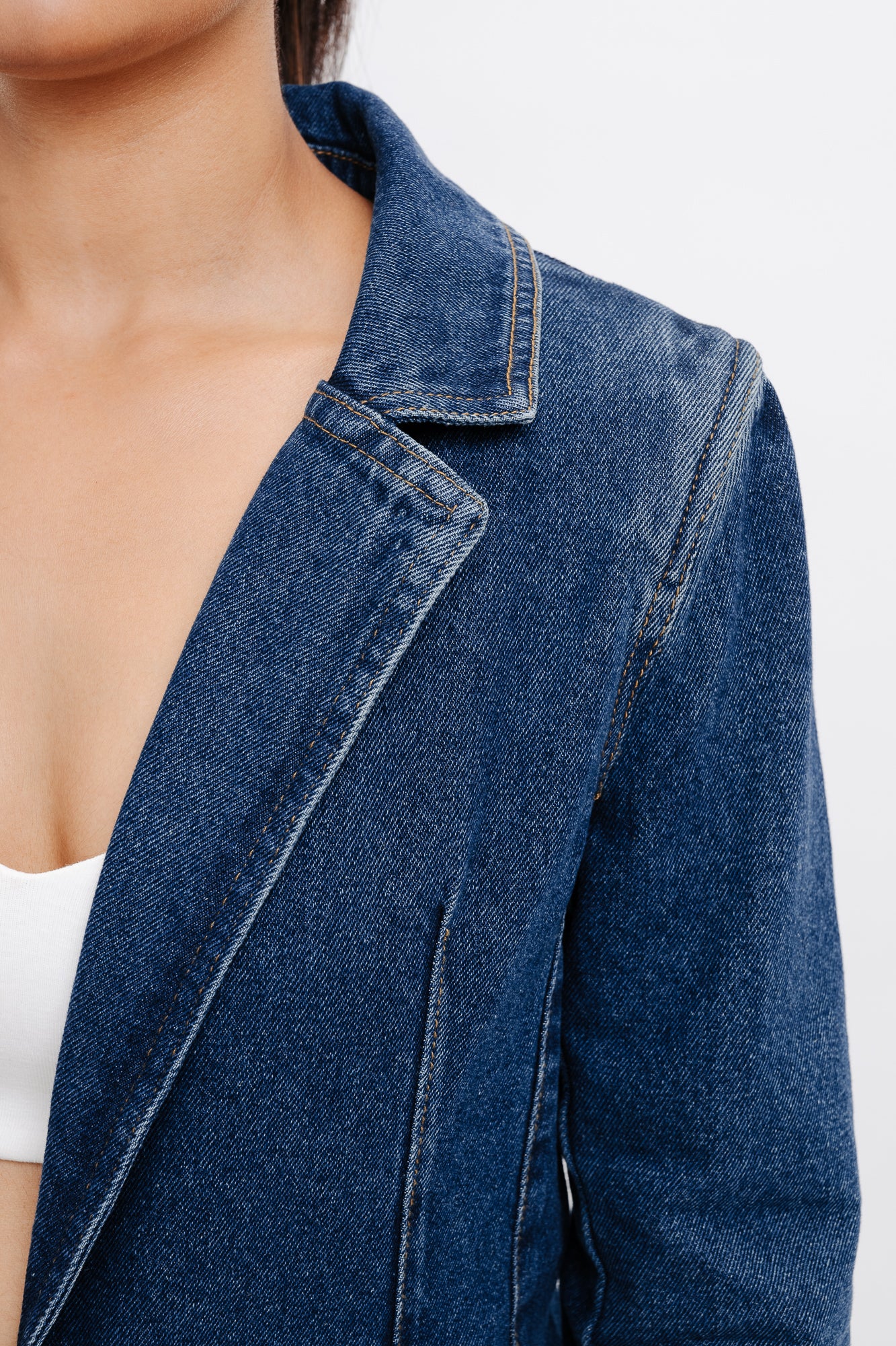 Women's Distressed Puff Shoulder Detail Denim Jacket | Boohoo UK