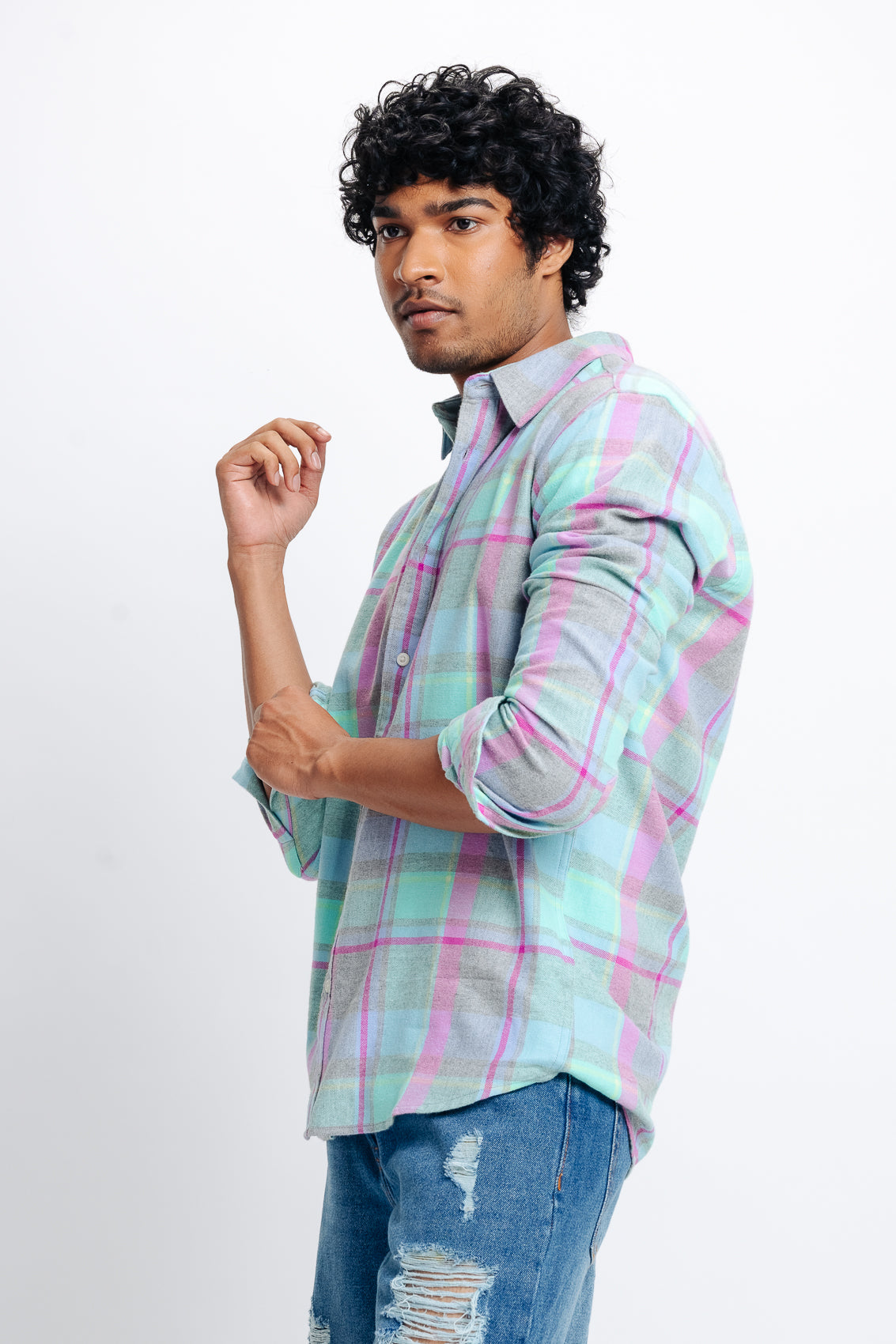 Men's Regular Checkered Shirt