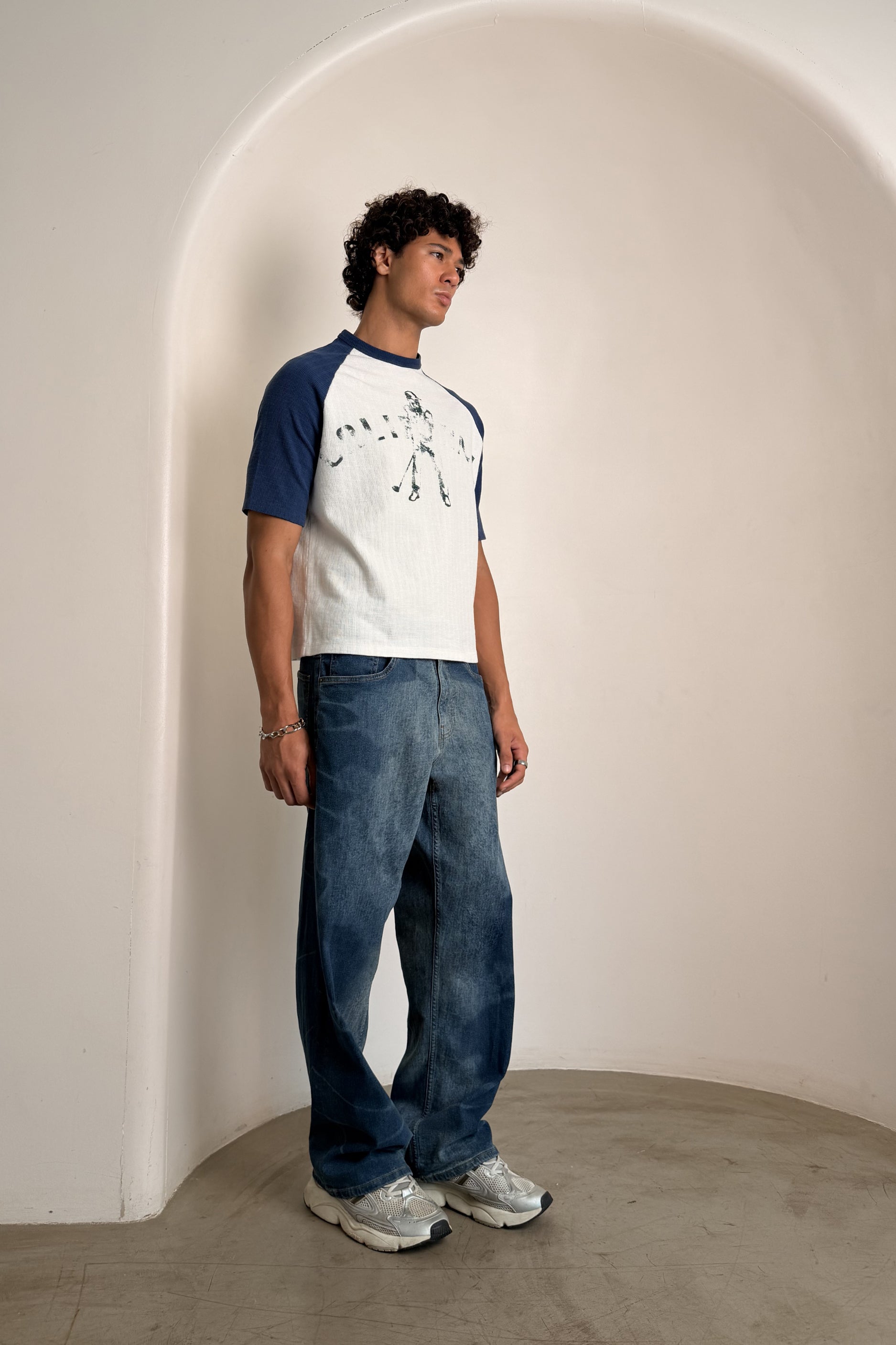 Acid Drip Baggy Jeans