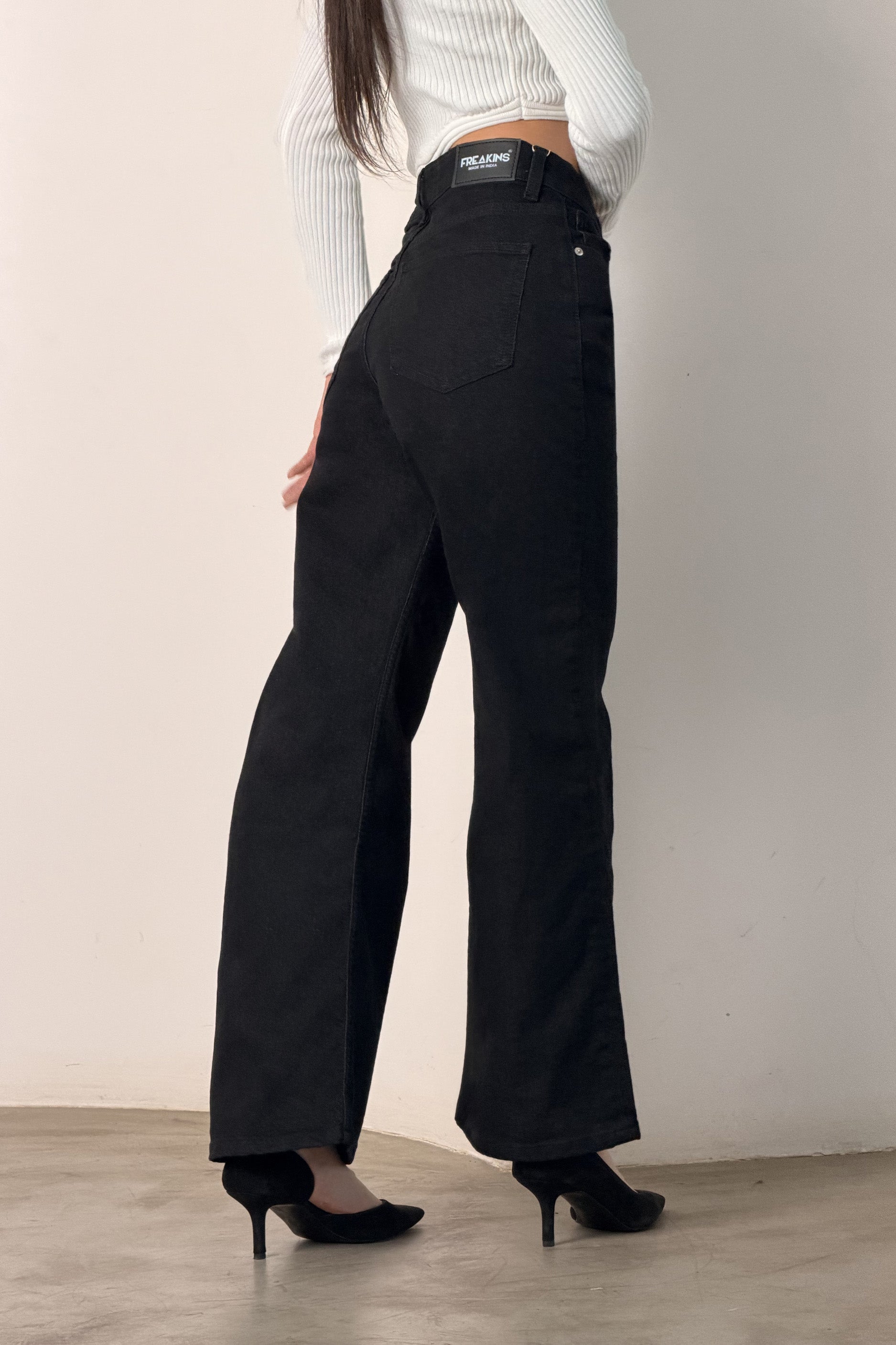 After Dark Wide Leg Jeans