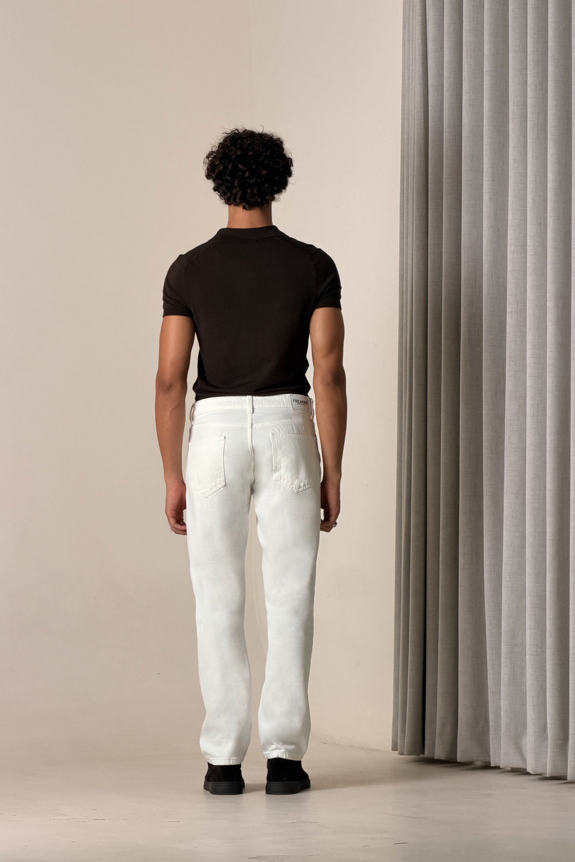 WhiteOut Straight Jeans