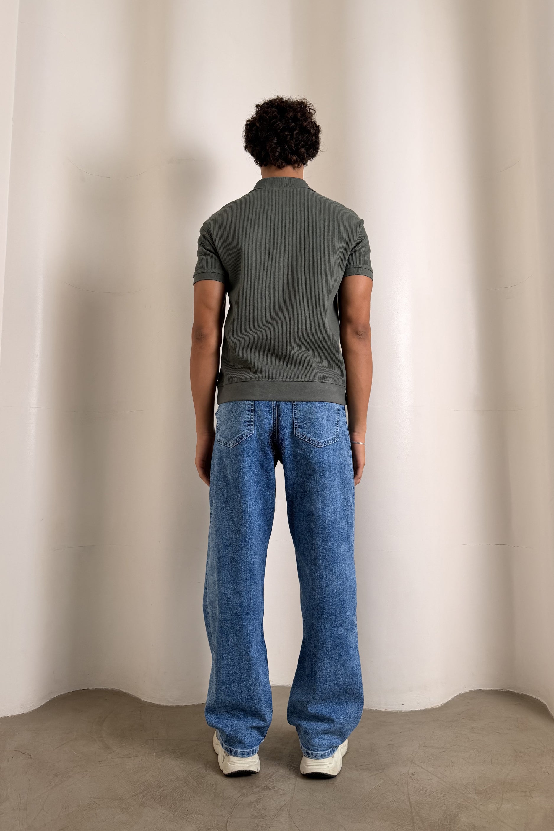 Icy Blue Baggy Jeans