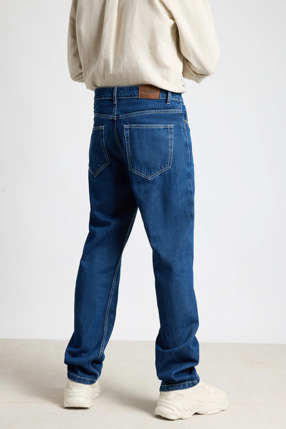 Electric Blue Men's Straight Fit Jeans