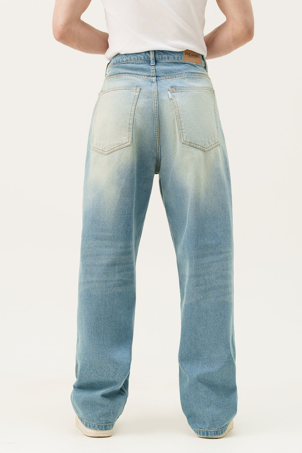 Infinite Blue Men's Baggy Jeans