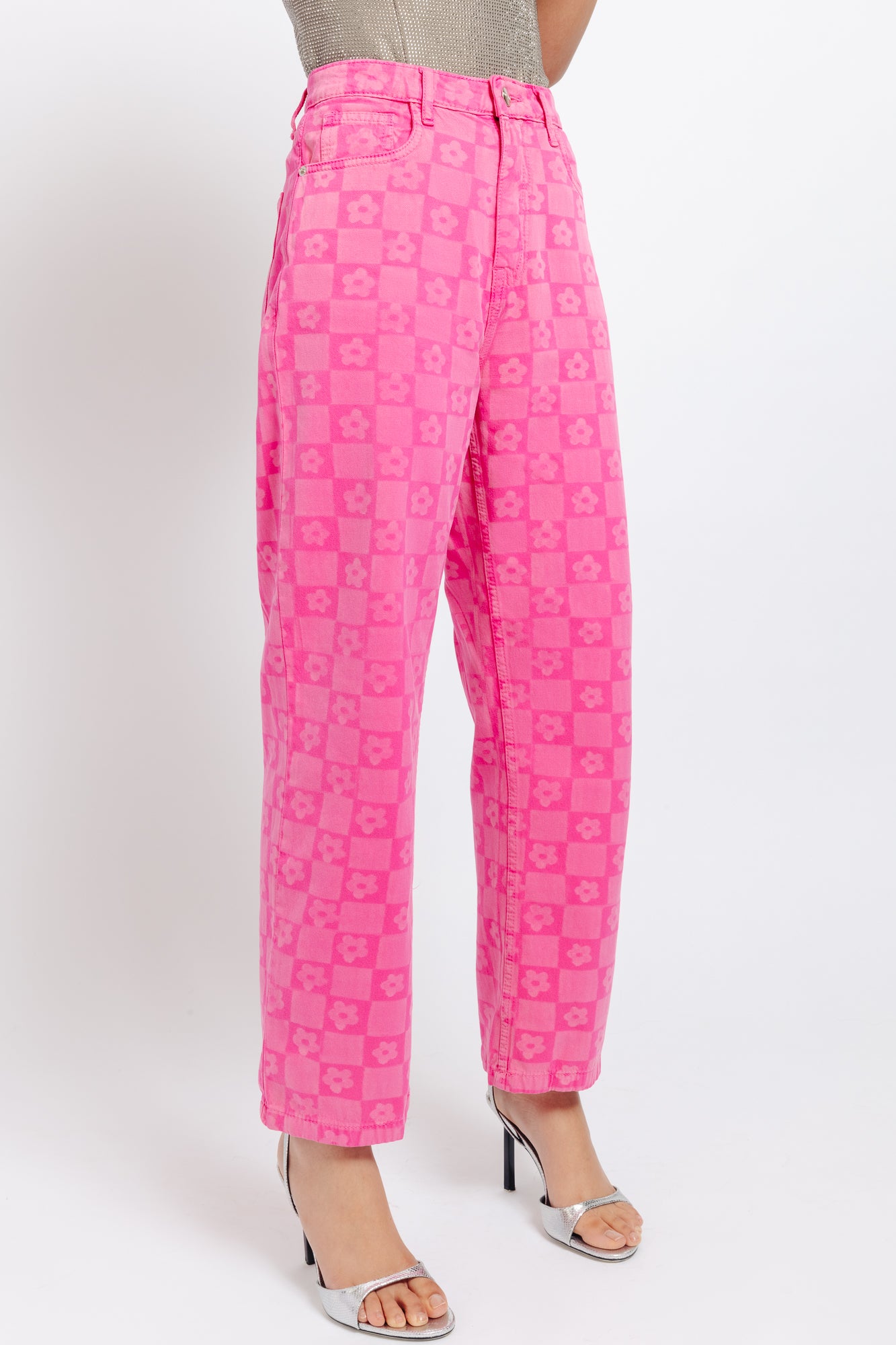 FUCHSIA PINK 3D PANTS