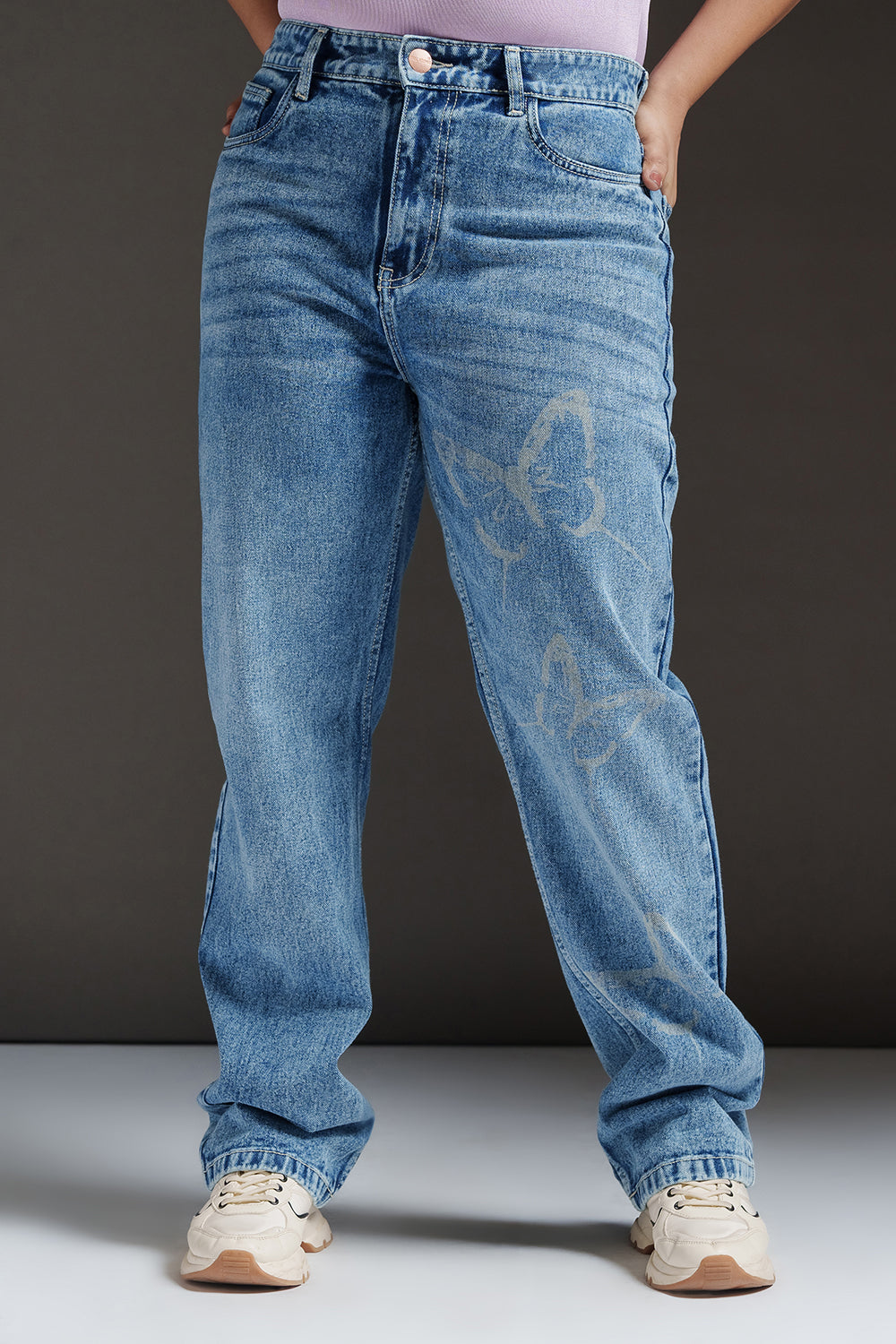 Blue Atlas Curve Laser Jeans