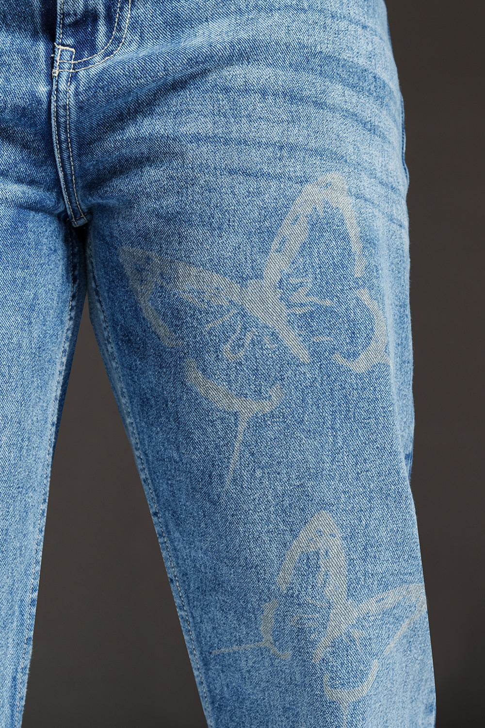 Blue Atlas Curve Laser Jeans