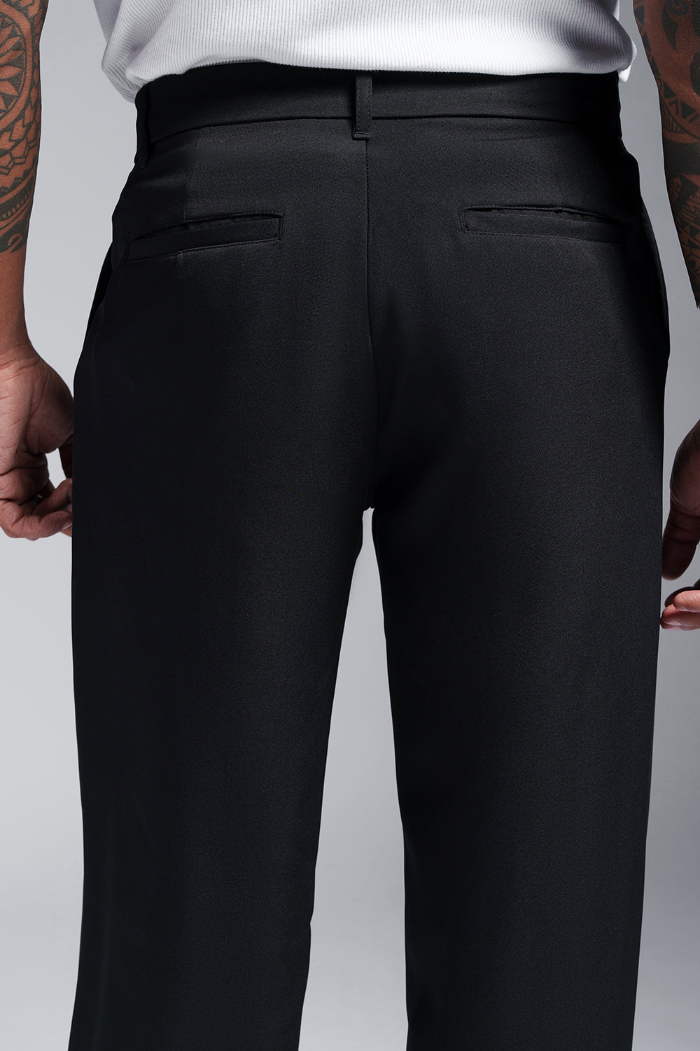 Assassins Black Men's Stylised Korean Pants