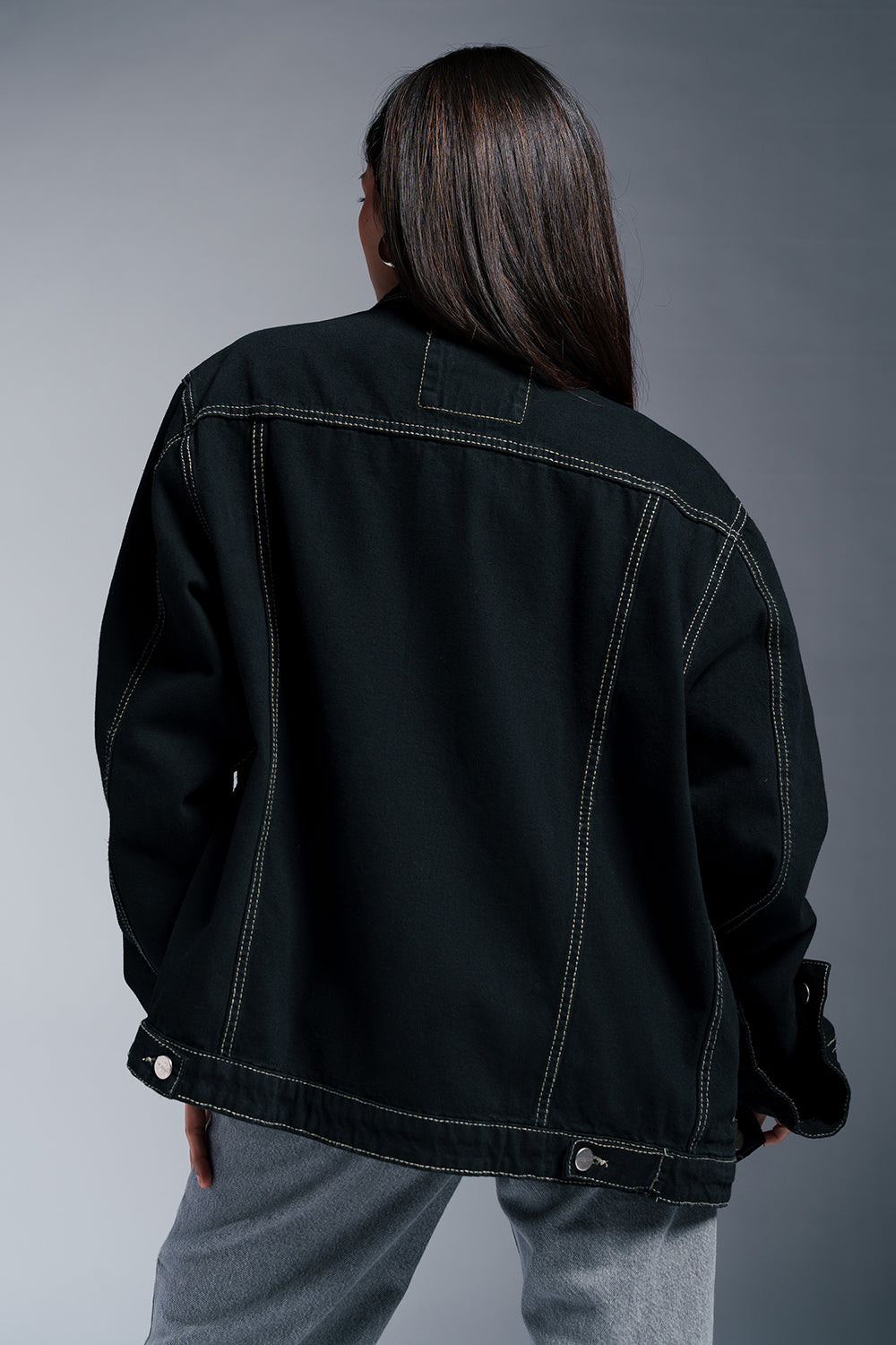 Night Rider Denim Trucker Jacket