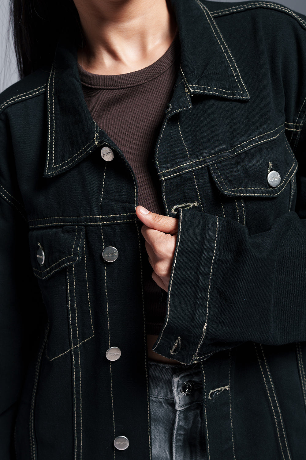 Night Rider Denim Trucker Jacket