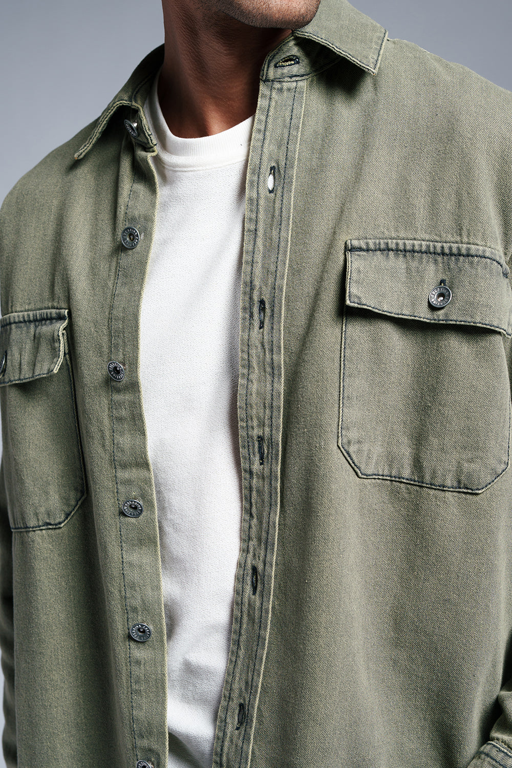 Olive Grove Men's Denim Jacket