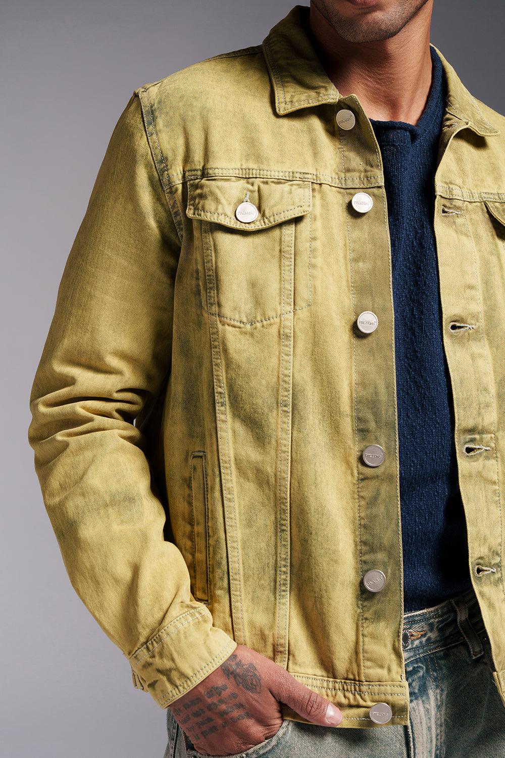 Old Yeller Men's Denim Trucker Jacket