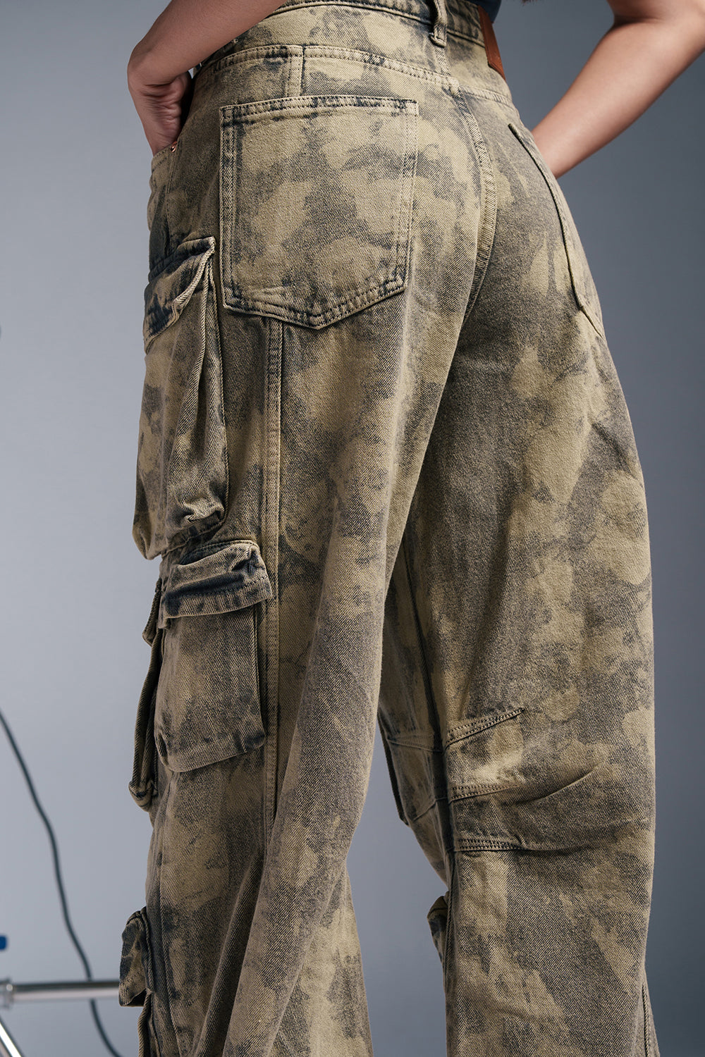 Camoclipse Baggy Barrel Cargo Jeans