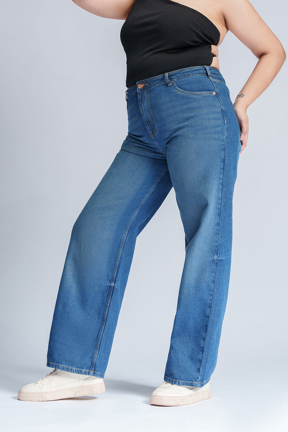 Serene Indigo Curve Straight Fit Jeans