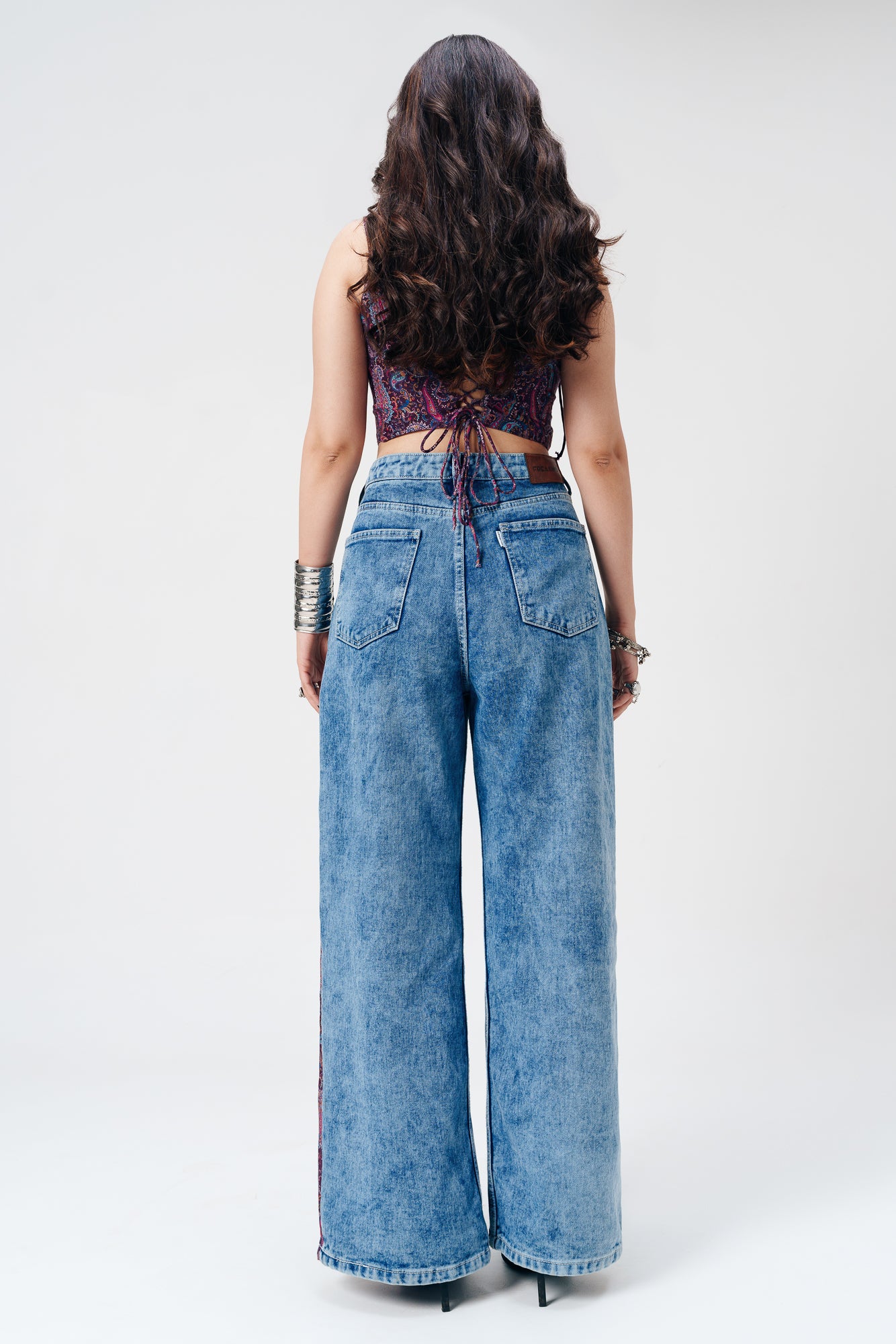 Banjaaran Blue Straight Jeans