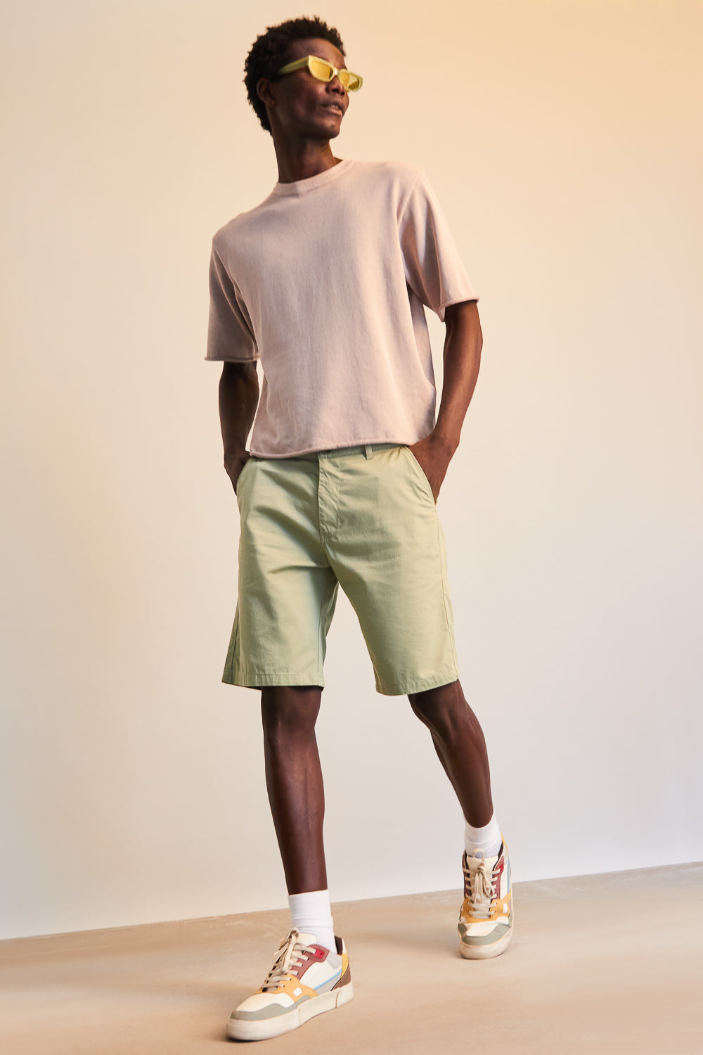 Men's Mint Green Summer Shorts