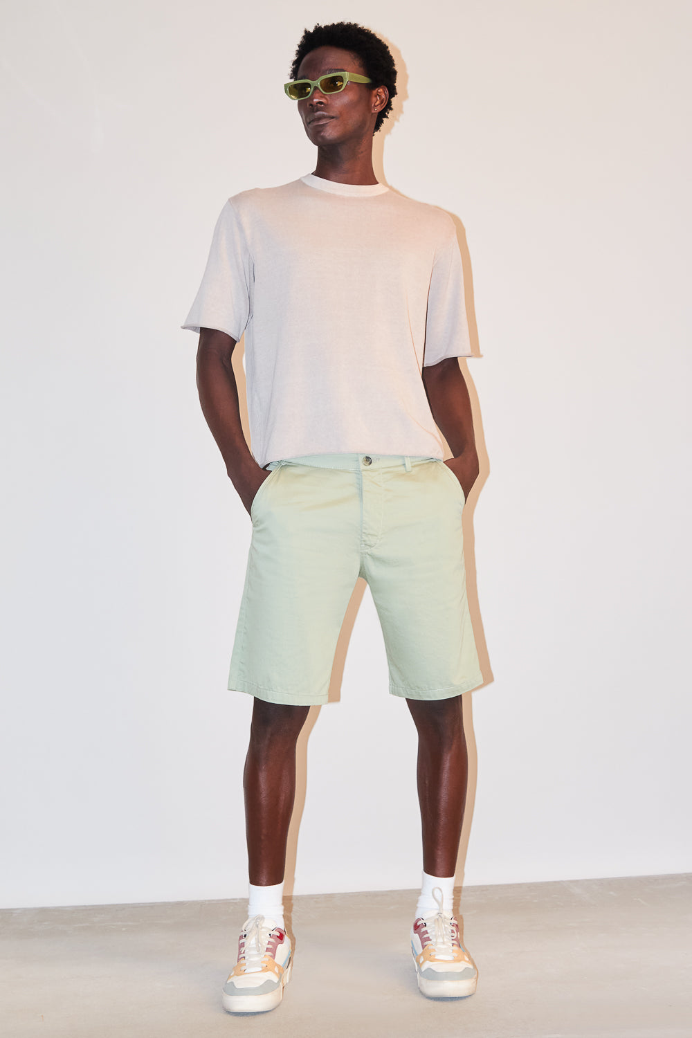 Men's Mint Green Summer Shorts