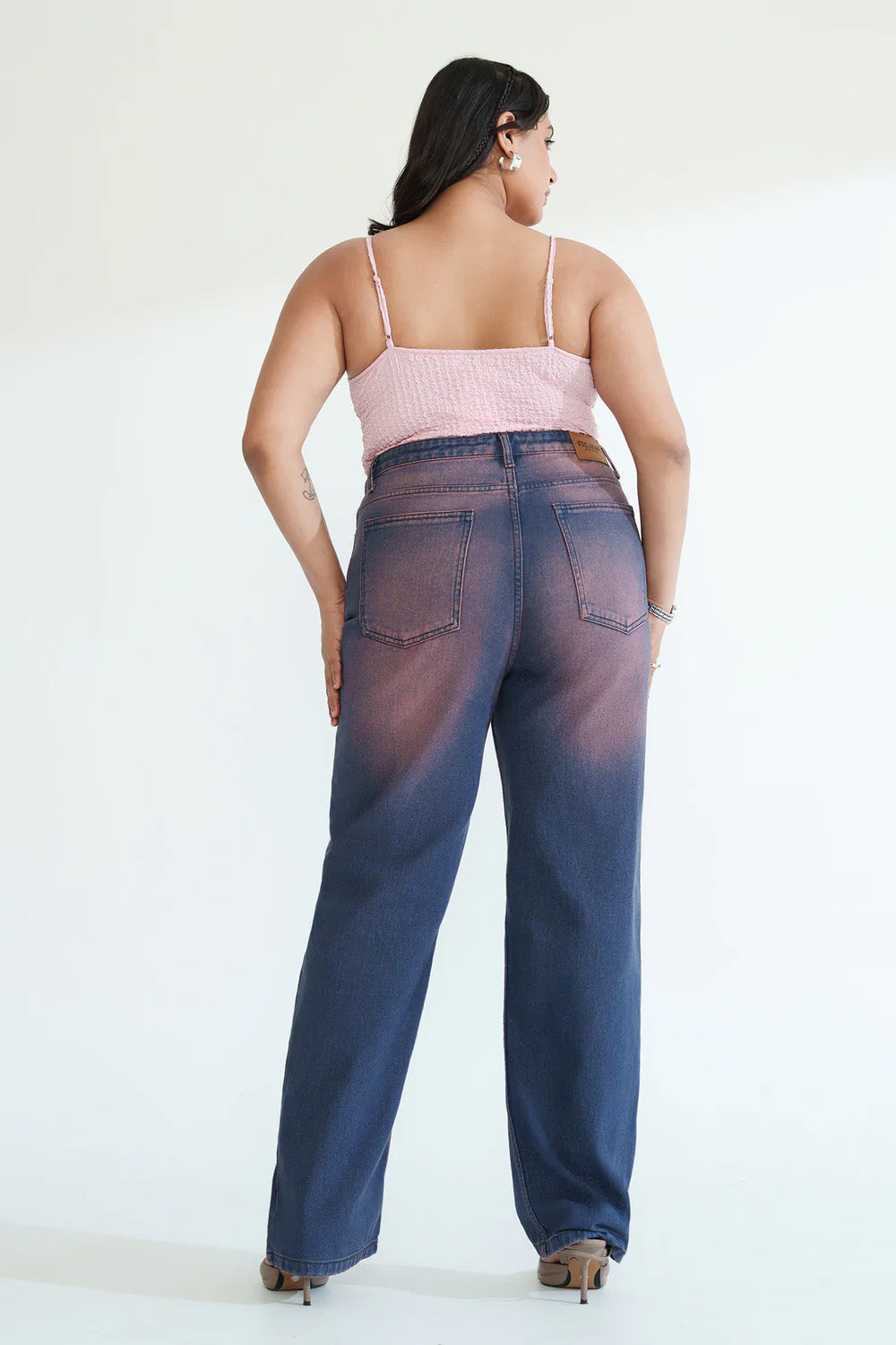 Indigo Berry Curve Straight Jeans