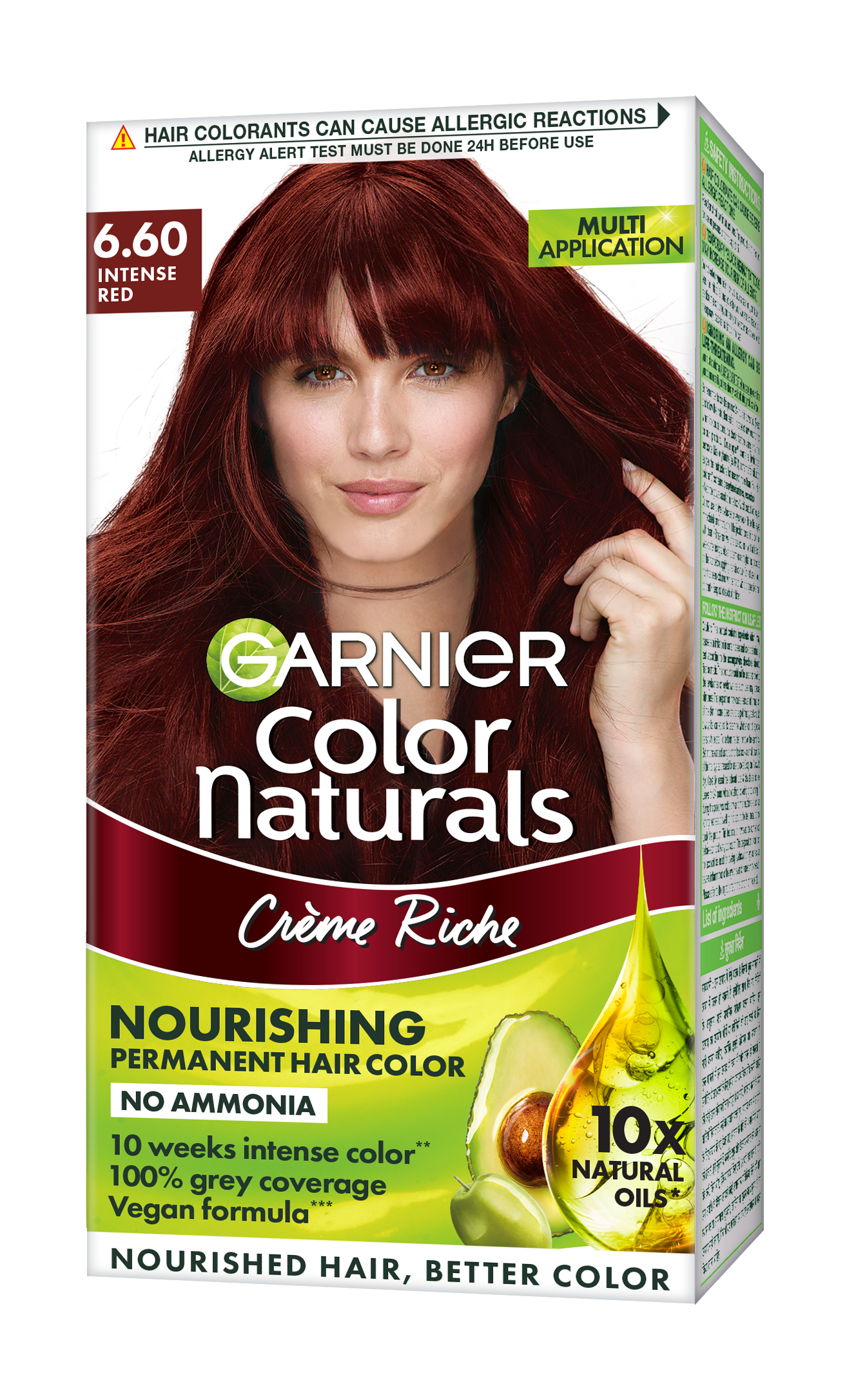 Garnier Intense Red Hair Color 6.60 Freebie