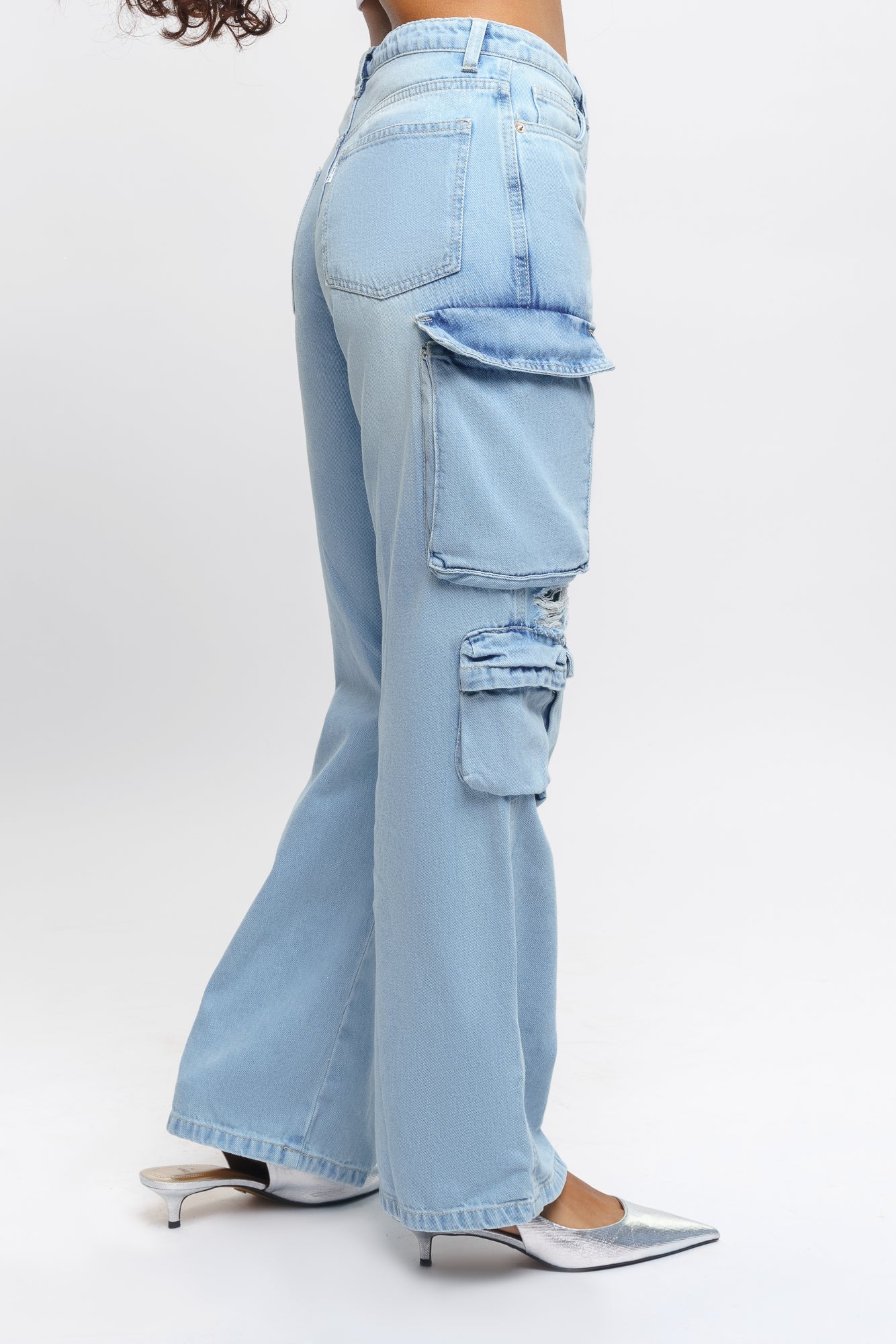 Kymaro Curve Control Jeans Size 21/22 Bootcut Dark Wash Stretch Blue Denim  NEW