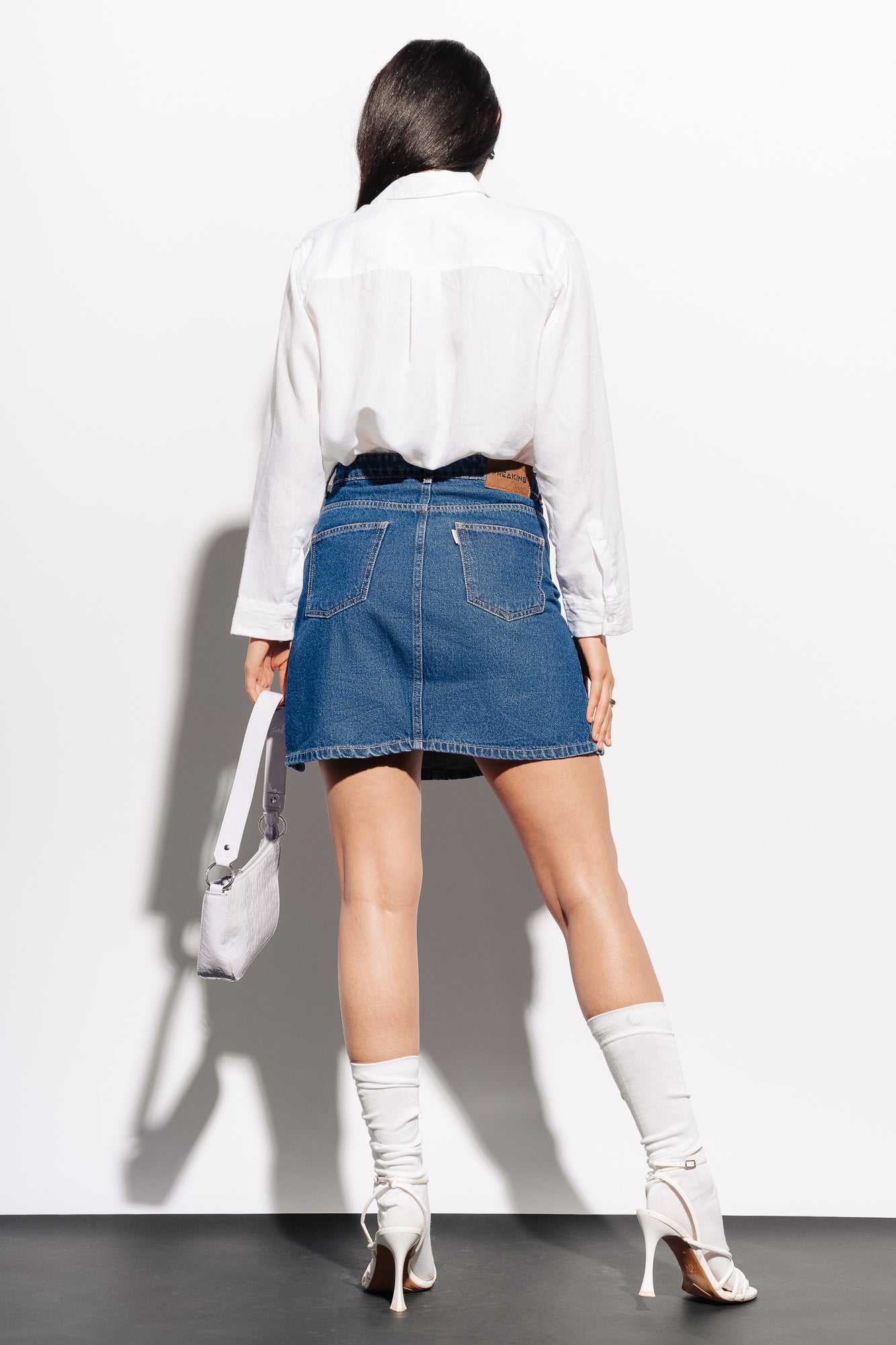 Cutout Mini Skirt