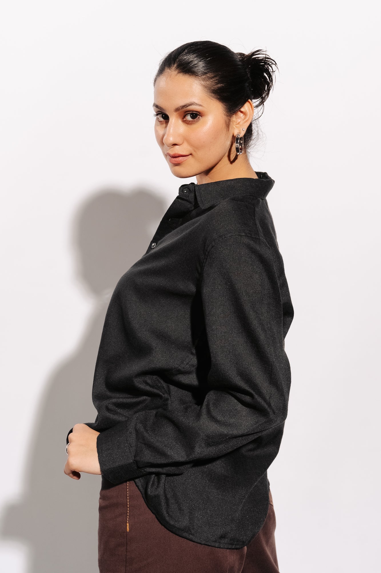 Black Linen Shirt