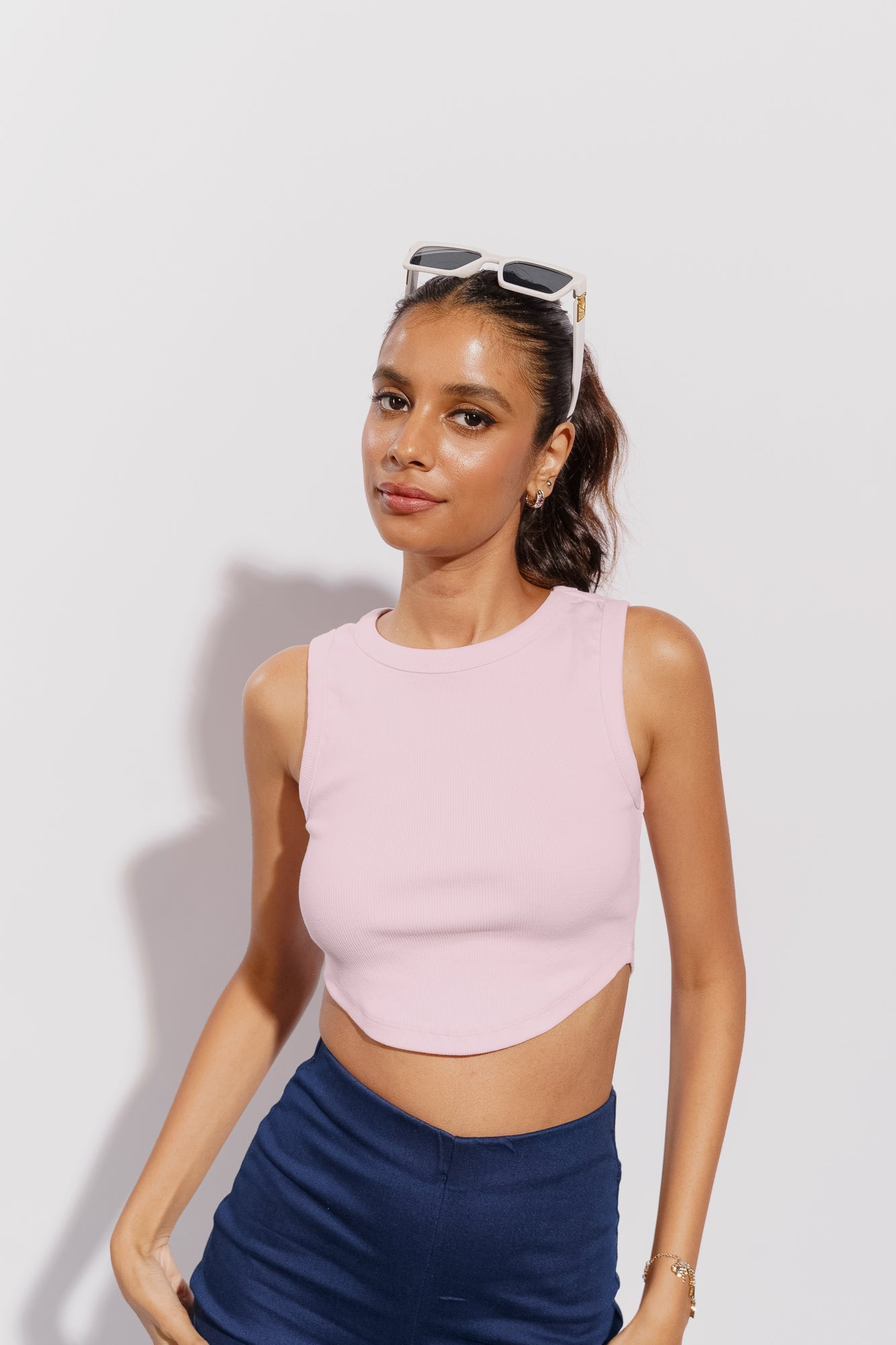 PINK CROP TOP