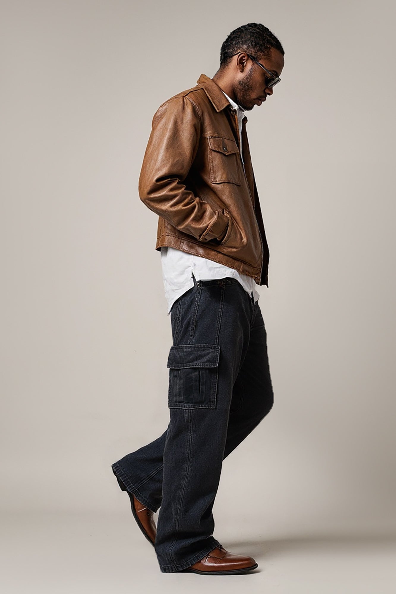 Coal Cut Men's Baggy Cargo Jeans