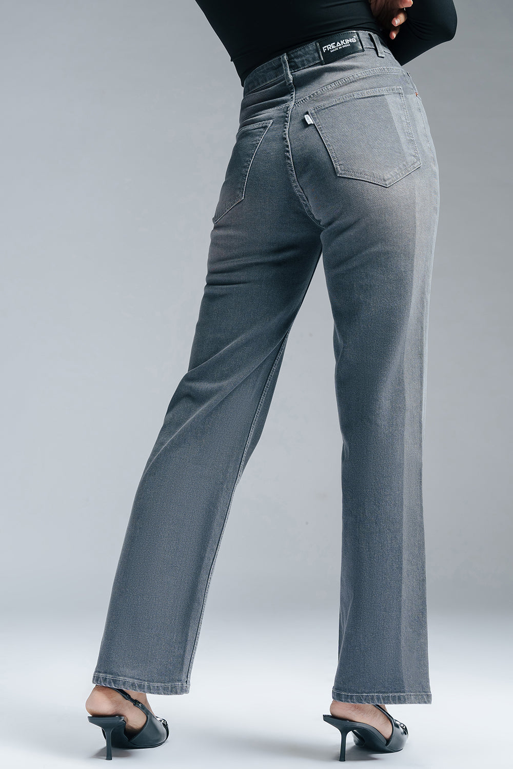 Duochrome Grey Straight Fit Jeans