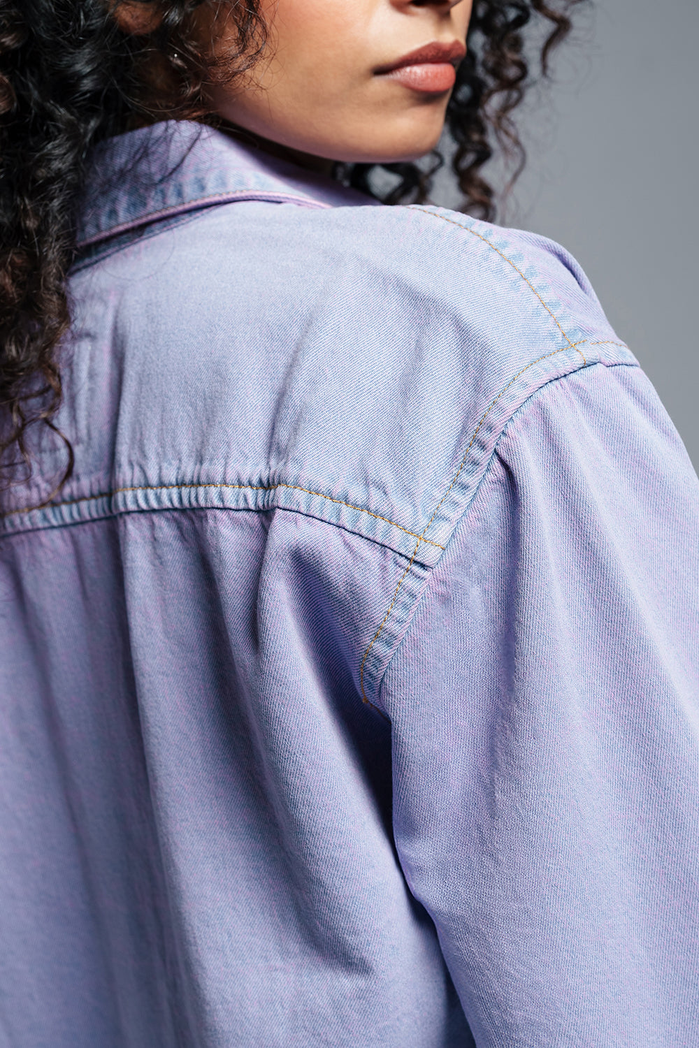 Lilac Blush Women's Denim Jacket