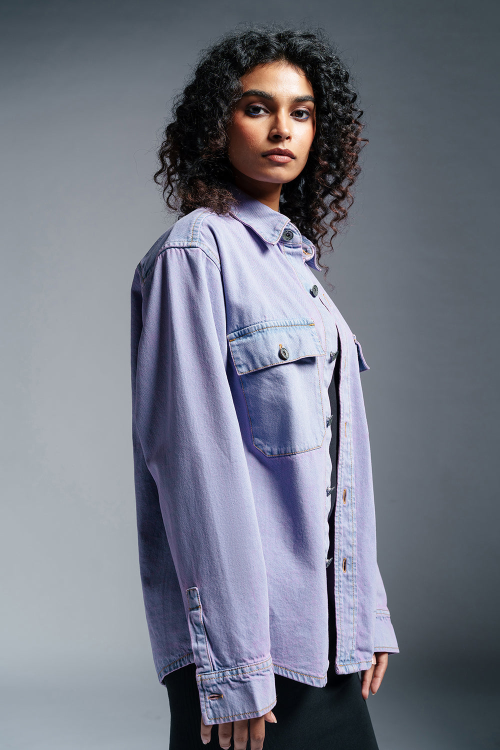 Lilac Blush Women's Denim Jacket