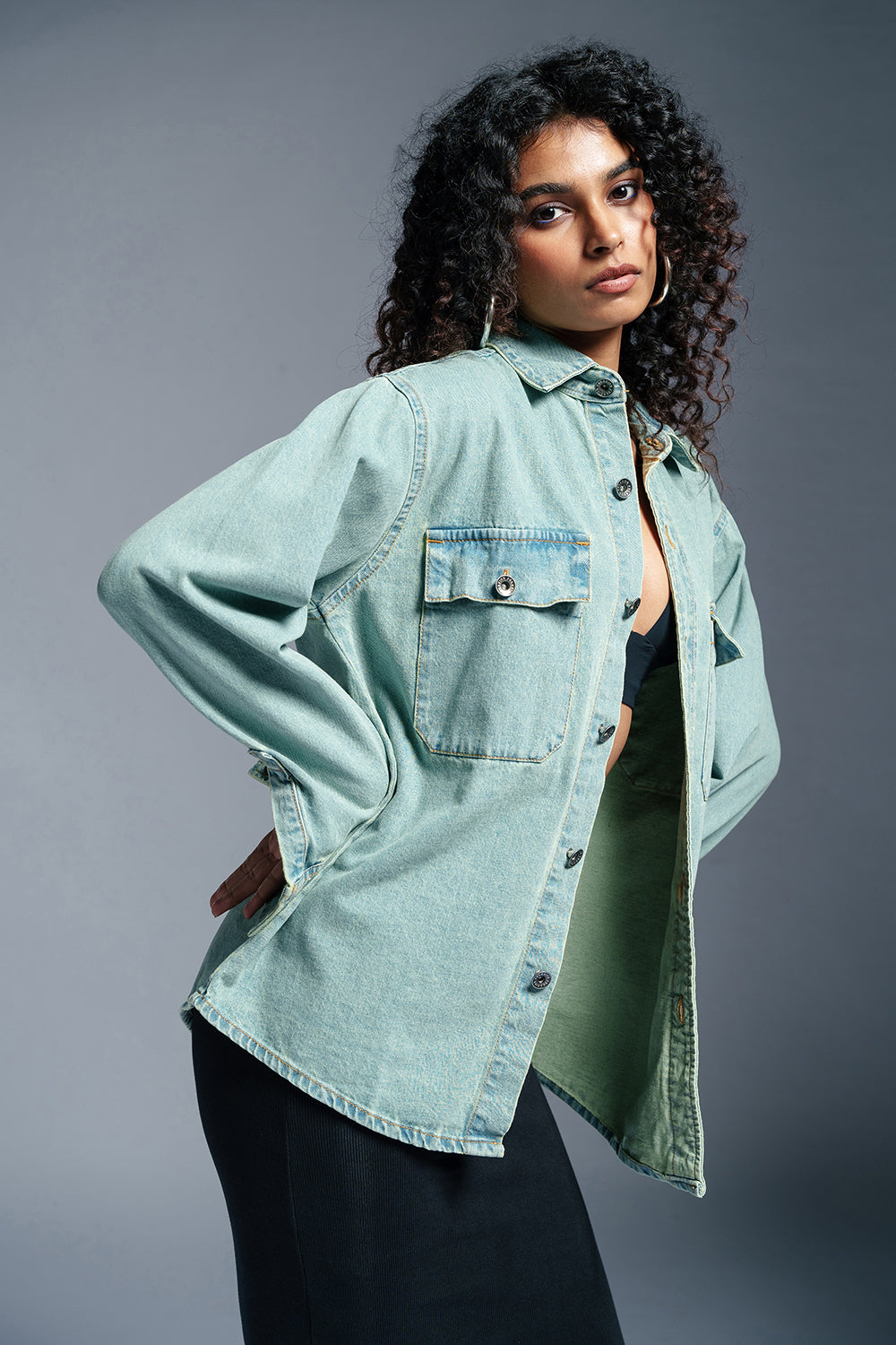 Serene Blue Women's Denim Jacket