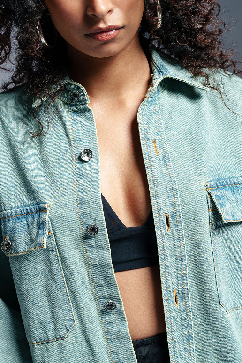 Serene Blue Women's Denim Jacket