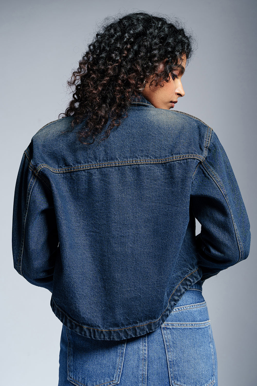 Deep Blue Dream Denim Jacket