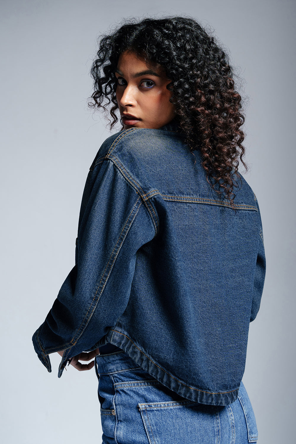 Deep Blue Dream Denim Jacket