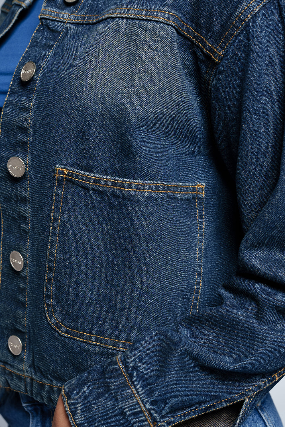 Deep Blue Dream Denim Jacket