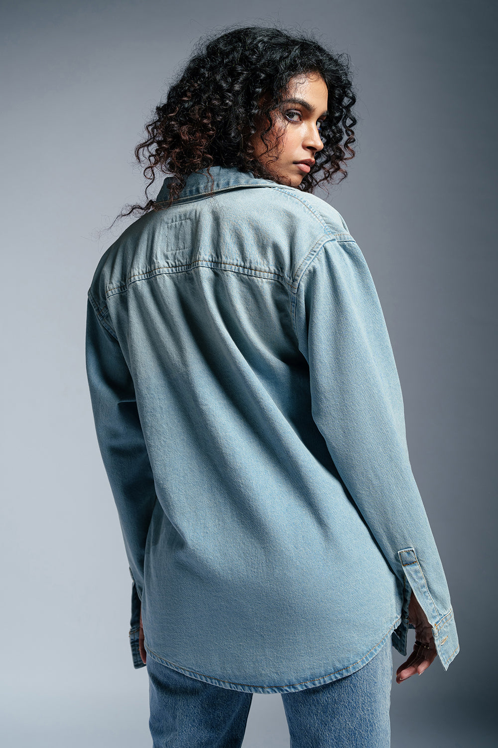 Frost Blue Women's Denim Jacket