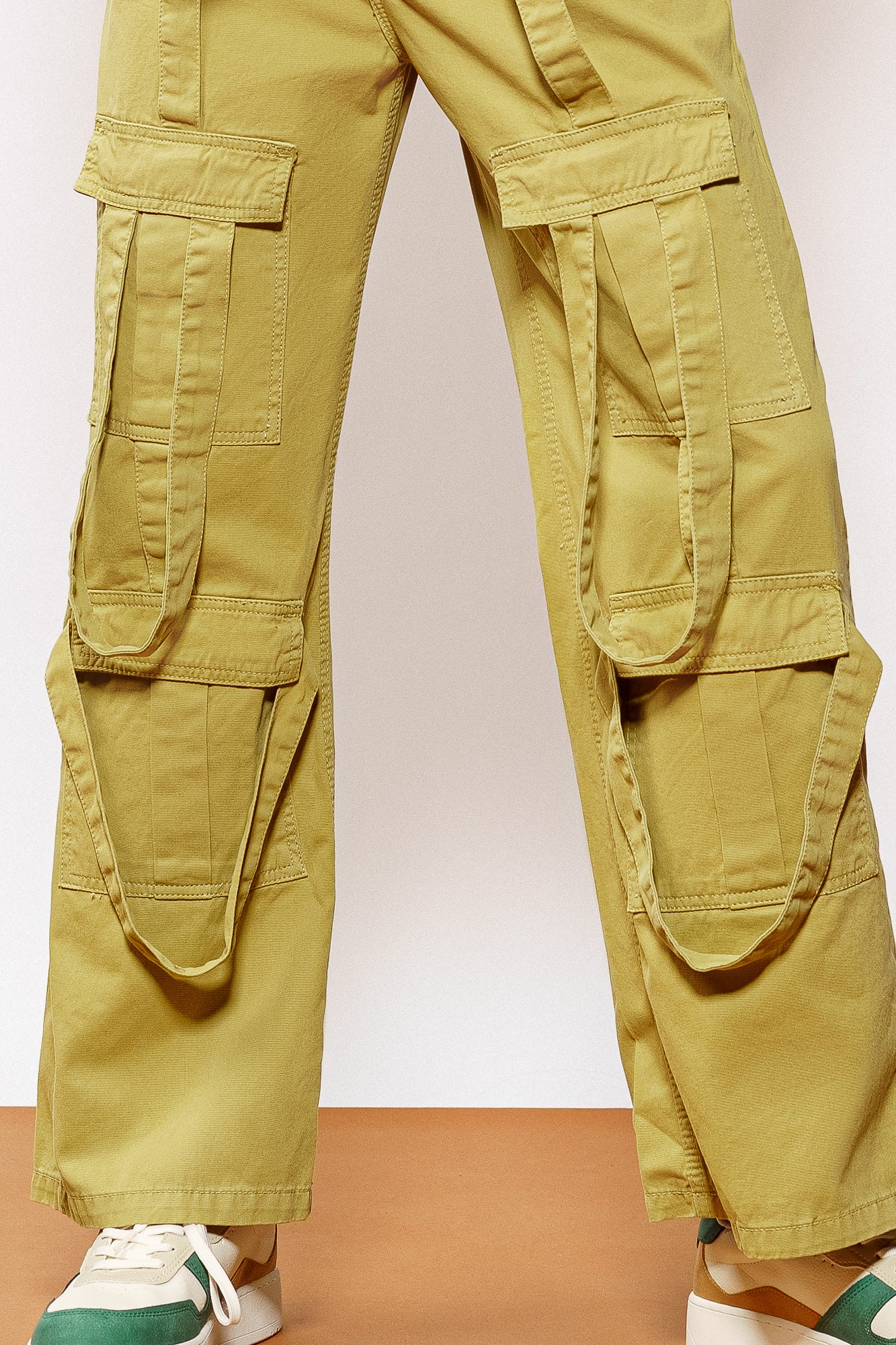 Mens yellow cargo on sale pants