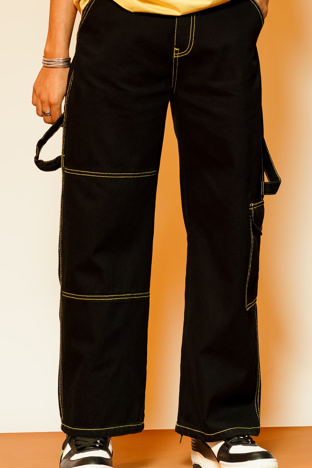 Globus Black Cargo Pants  Globus Fashion