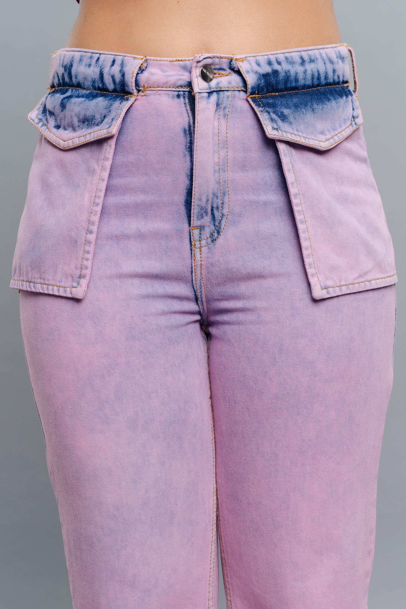 Candy front pocket straight jeans