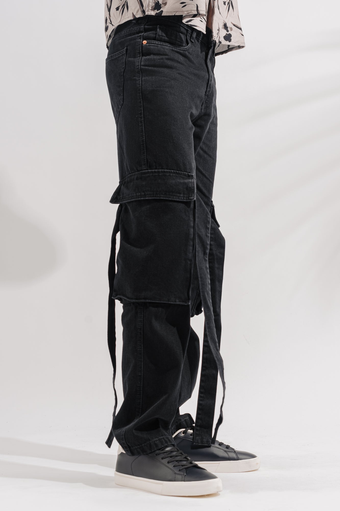 Men's Charcoal Utility Cargo