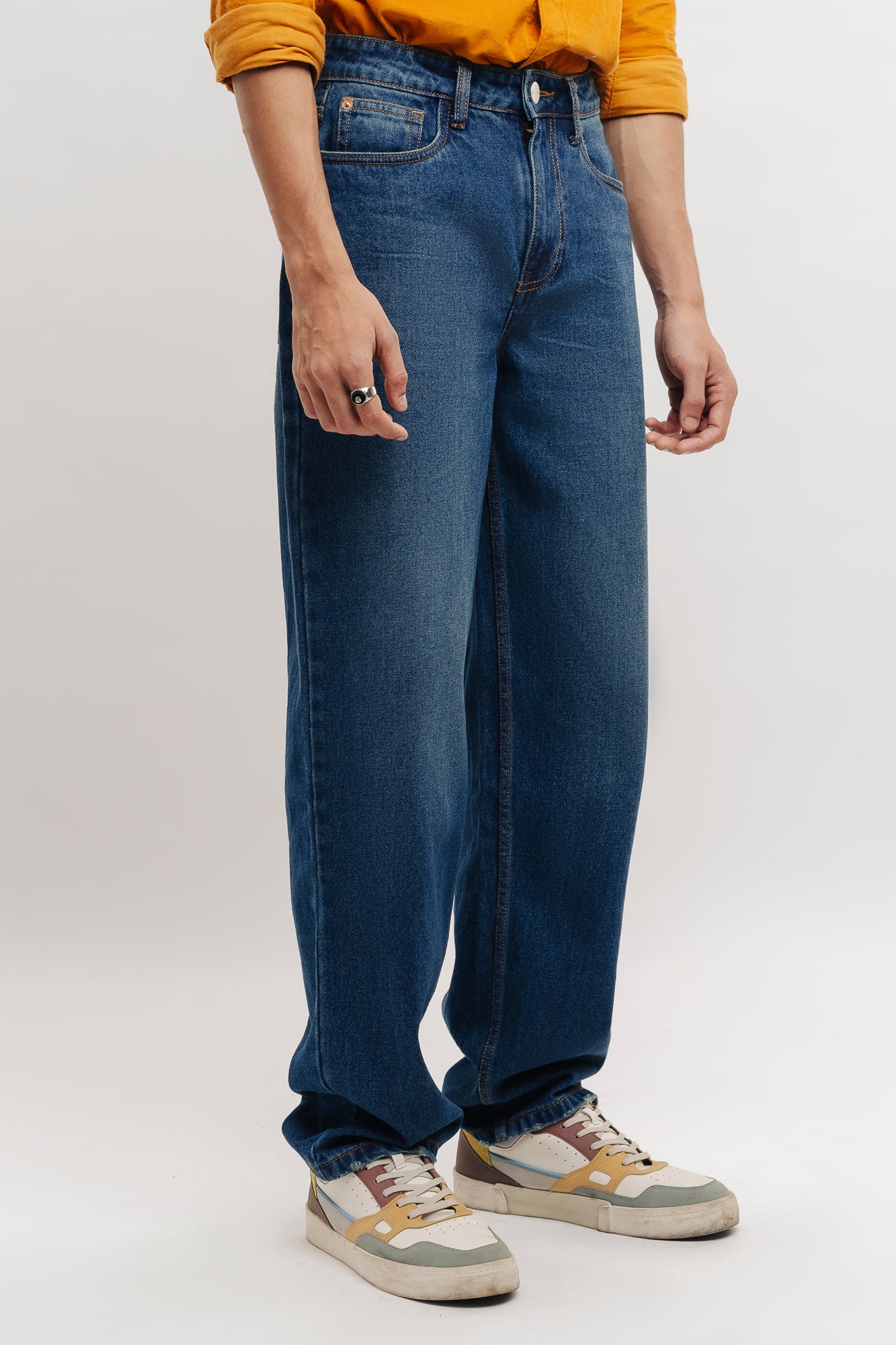 TINTED BAGGY MEN'S JEANS