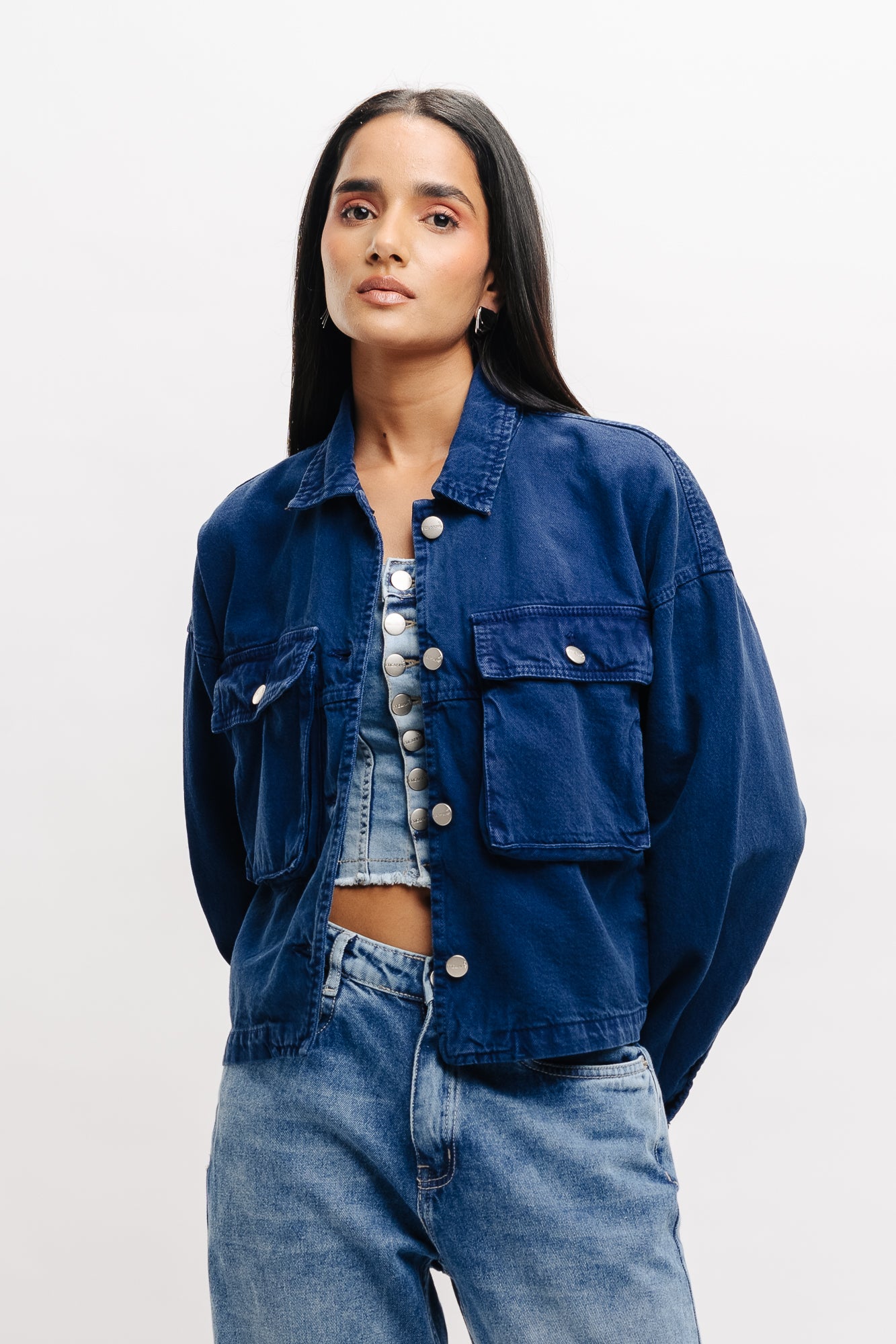 MARGOT OVERSIZED DENIM JACKET – Envy by Melissa Gorga