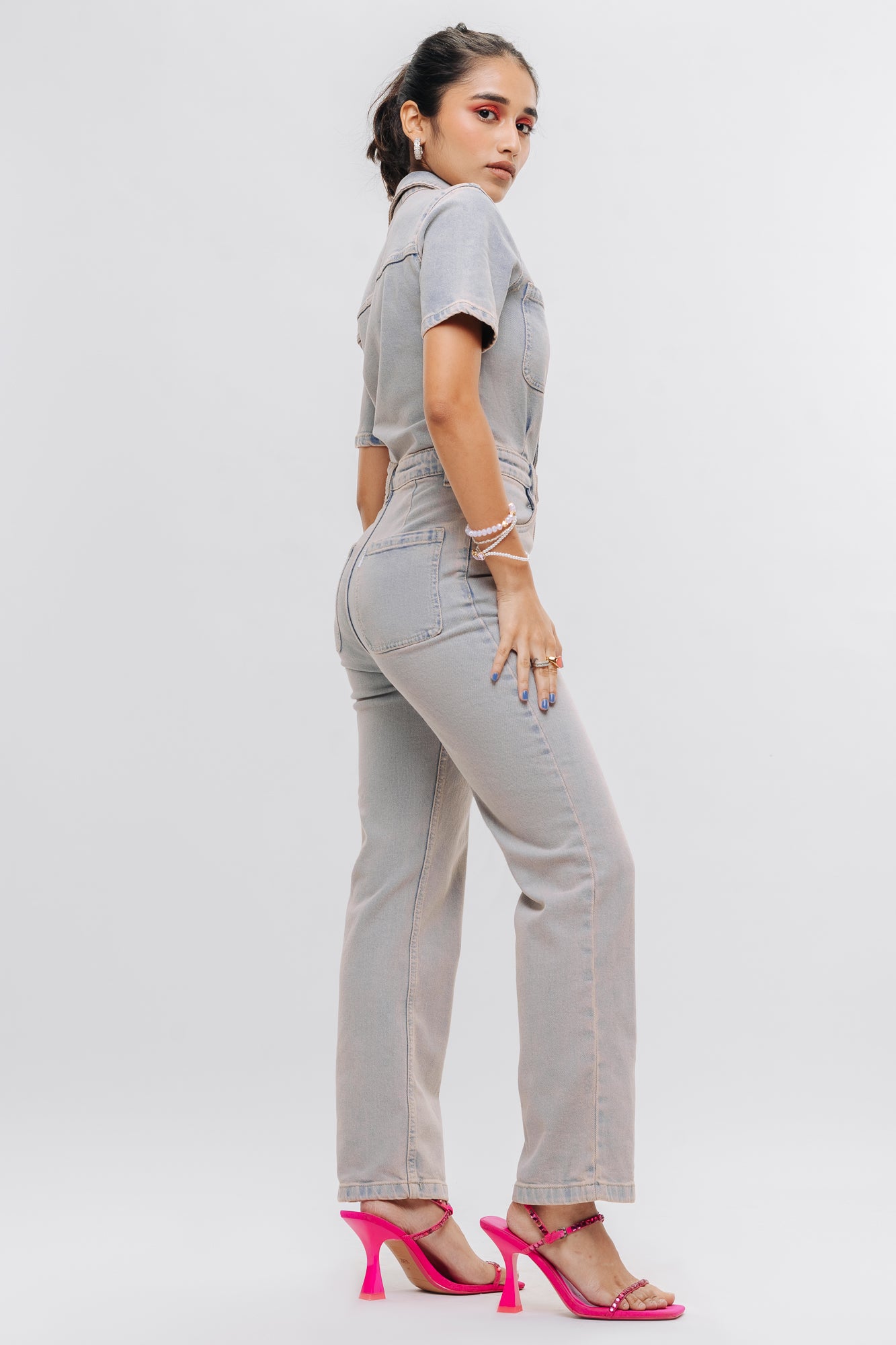 90'S TINTED STRETCH JUMPSUIT
