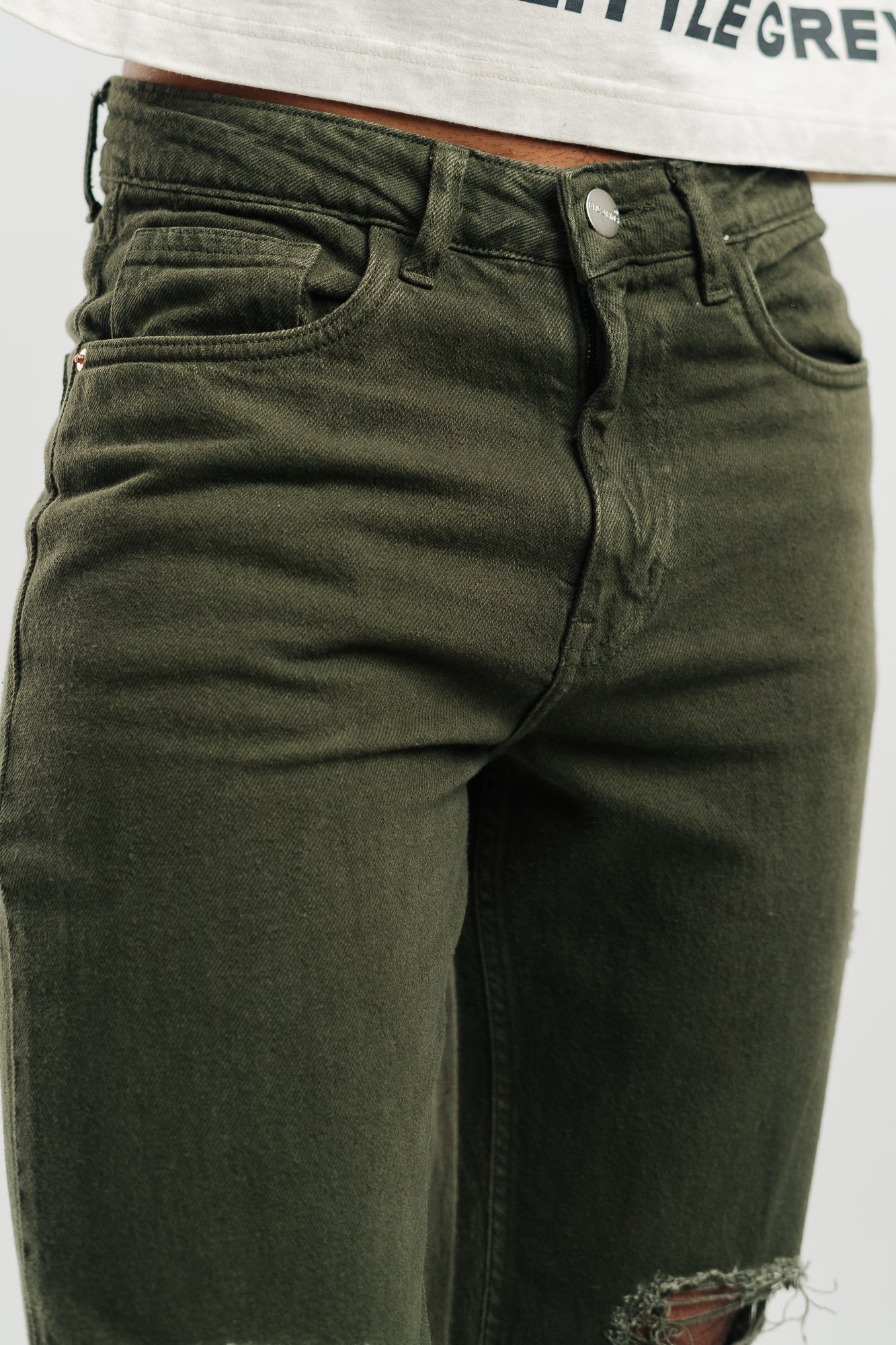 Iconic Men Olive Slim Fit Jeans | ICONIC INDIA – Iconic India