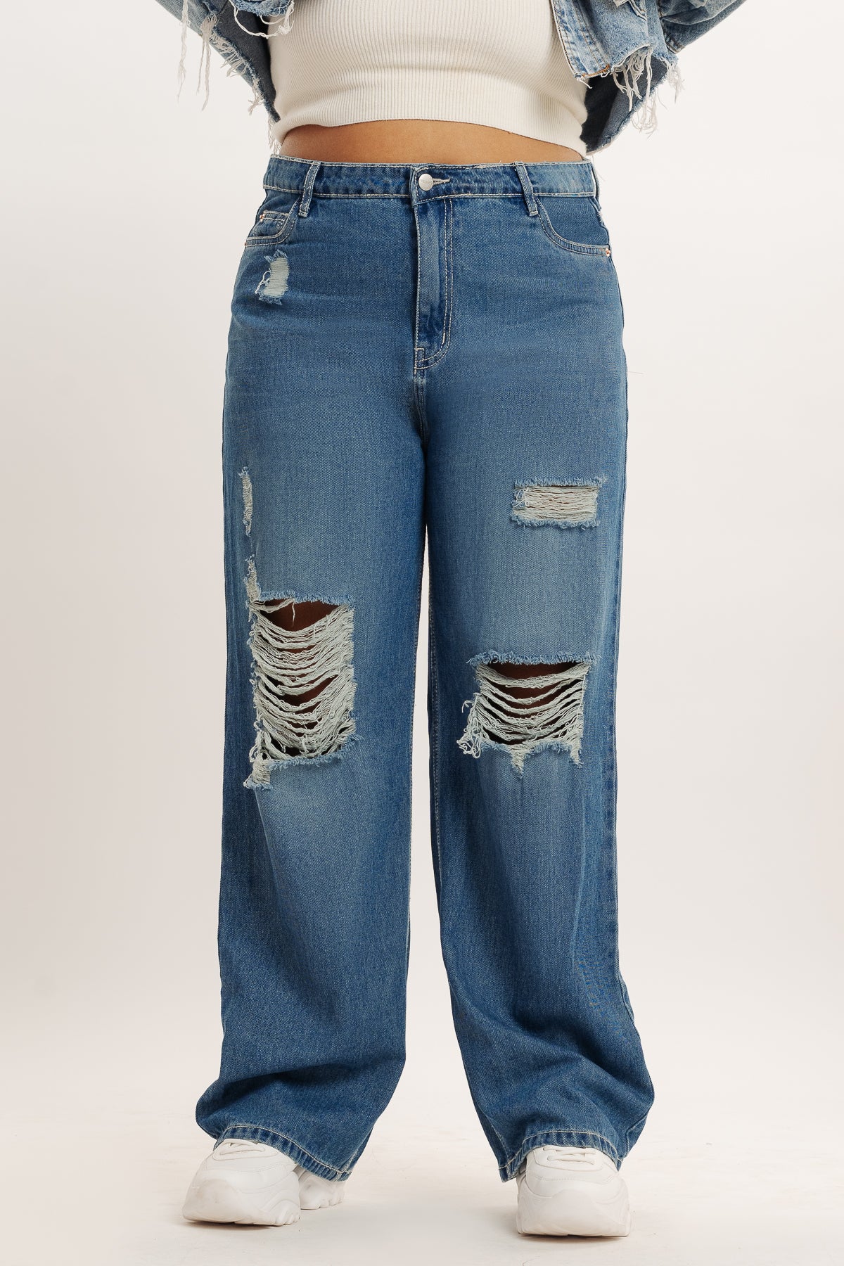 Curve Modish Straight Jeans