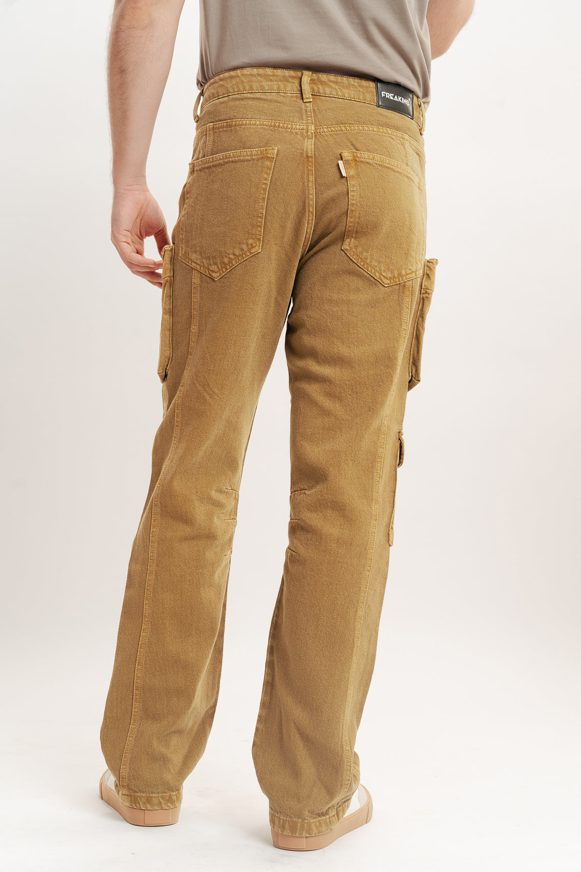 Men's Brown Straight Jeans